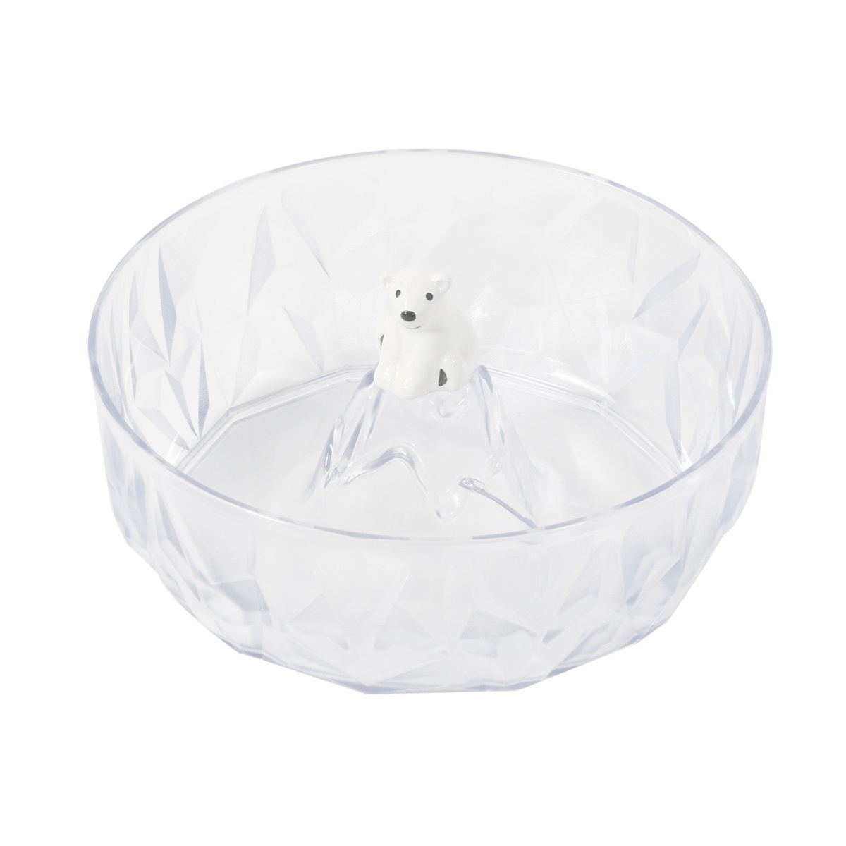 流氷 しろくま そうめん鉢 ( 鉢 そば そうめん うどん そば鉢 かわいい おしゃれ 20.5cm アニマル 動物 素麺鉢 ひやむぎ ボウル サラダボウル シロクマ ぺんぎん ) 【ペンギン】 ペンギン