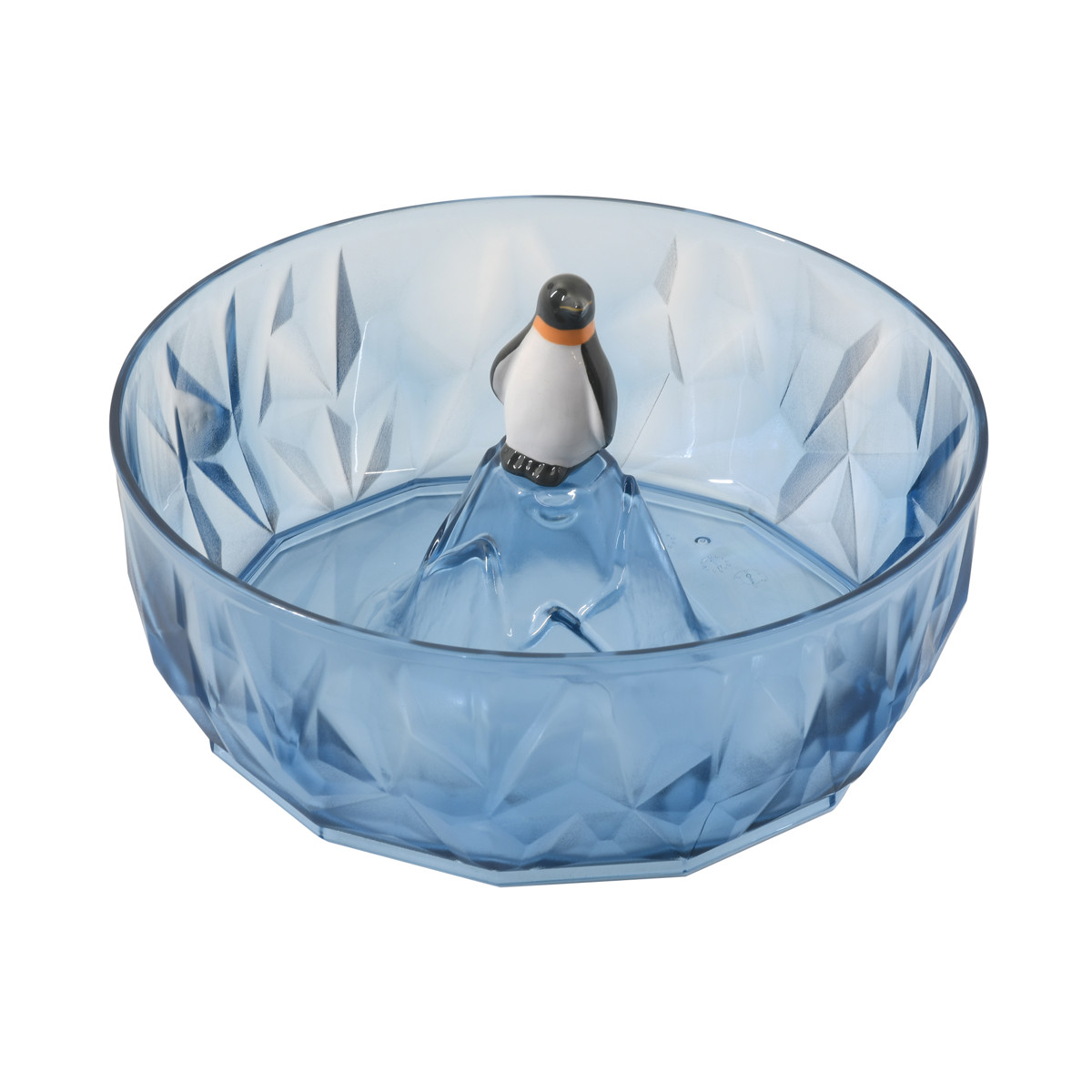 流氷 しろくま そうめん鉢 ( 鉢 そば そうめん うどん そば鉢 かわいい おしゃれ 20.5cm アニマル 動物 素麺鉢 ひやむぎ ボウル サラダボウル シロクマ ぺんぎん ) 【ペンギン】 ペンギン