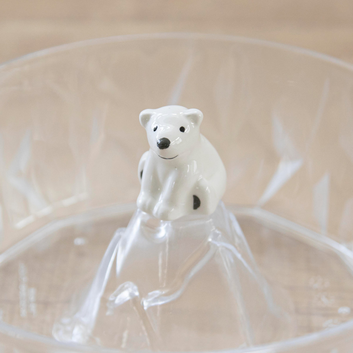 流氷 しろくま そうめん鉢 ( 鉢 そば そうめん うどん そば鉢 かわいい おしゃれ 20.5cm アニマル 動物 素麺鉢 ひやむぎ ボウル サラダボウル シロクマ ぺんぎん ) 【ペンギン】 ペンギン