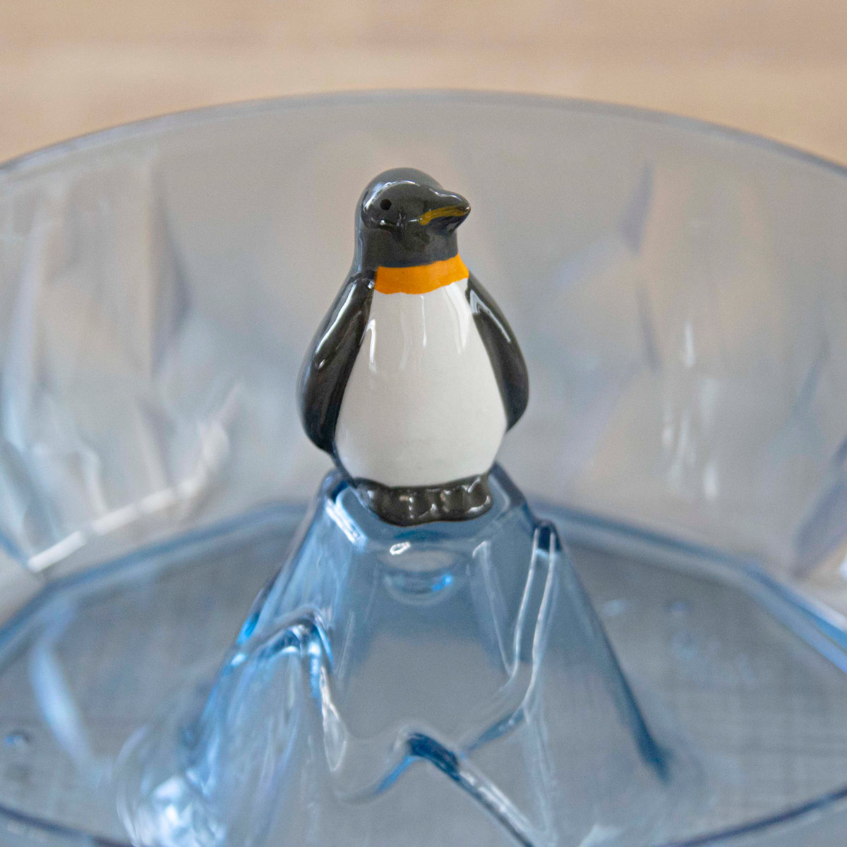 流氷 しろくま そうめん鉢 ( 鉢 そば そうめん うどん そば鉢 かわいい おしゃれ 20.5cm アニマル 動物 素麺鉢 ひやむぎ ボウル サラダボウル シロクマ ぺんぎん ) 【ペンギン】 ペンギン