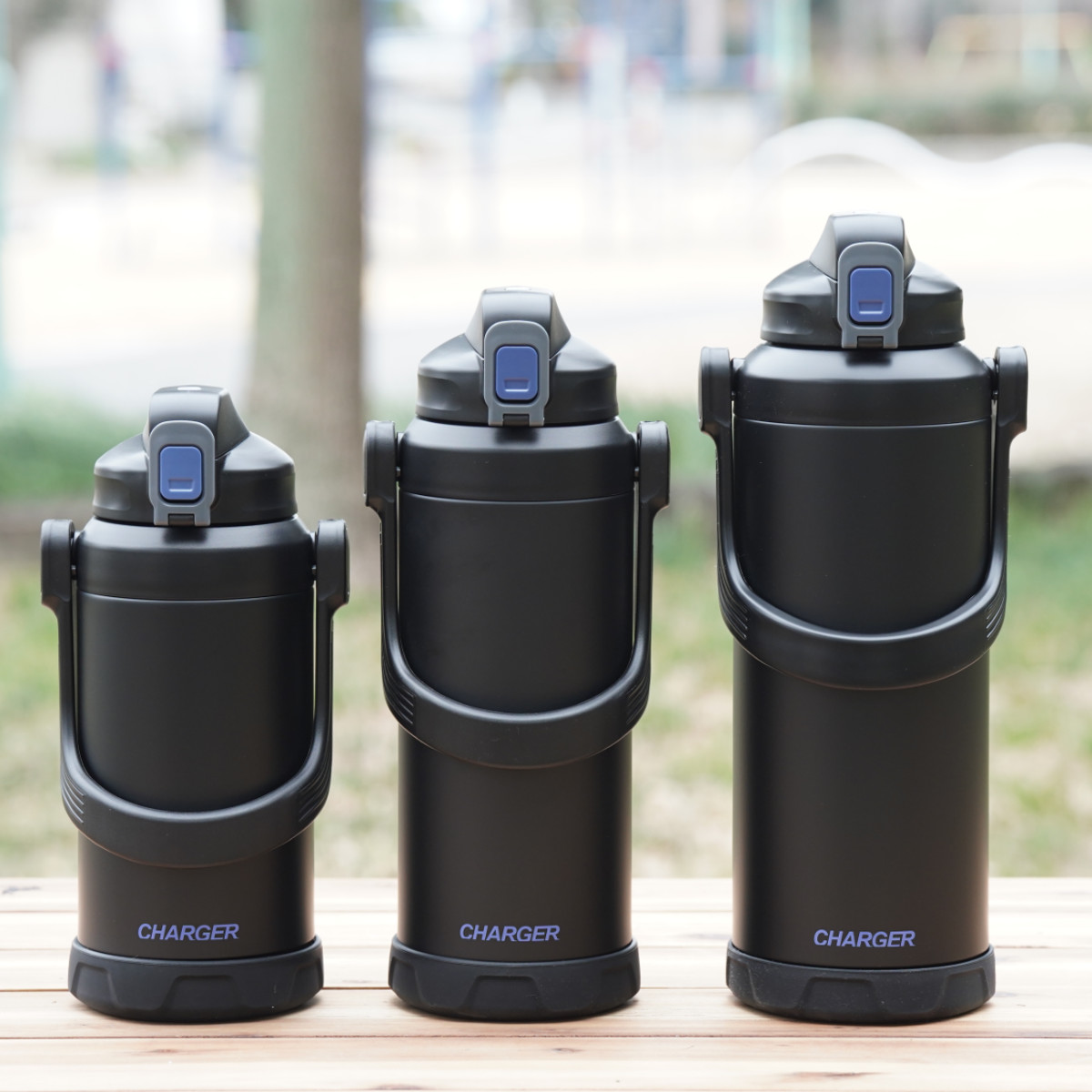 水筒 3L ファストチャージャー ジャグ3000 ( 保冷 直飲み スポーツドリンク対応 スポーツボトル スポーツジャグ スポーツ飲料対応 直のみ すいとう ワンタッチ 真空二重構造 ハンドル付き ステンレスボトル )