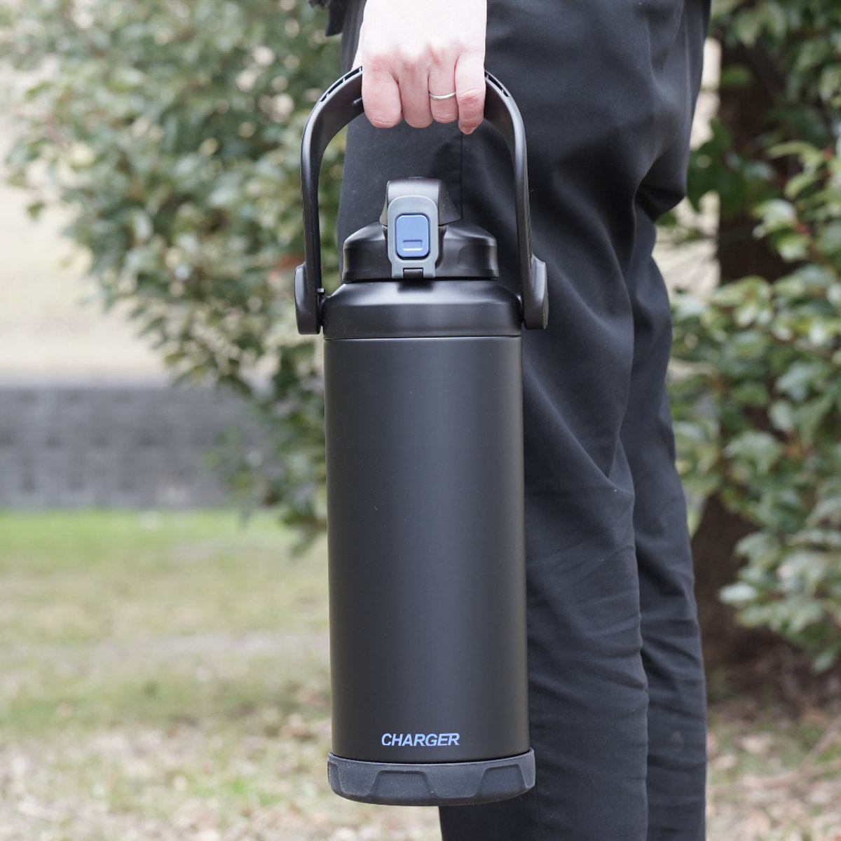 水筒 3L ファストチャージャー ジャグ3000 ( 保冷 直飲み スポーツドリンク対応 スポーツボトル スポーツジャグ スポーツ飲料対応 直のみ すいとう ワンタッチ 真空二重構造 ハンドル付き ステンレスボトル )