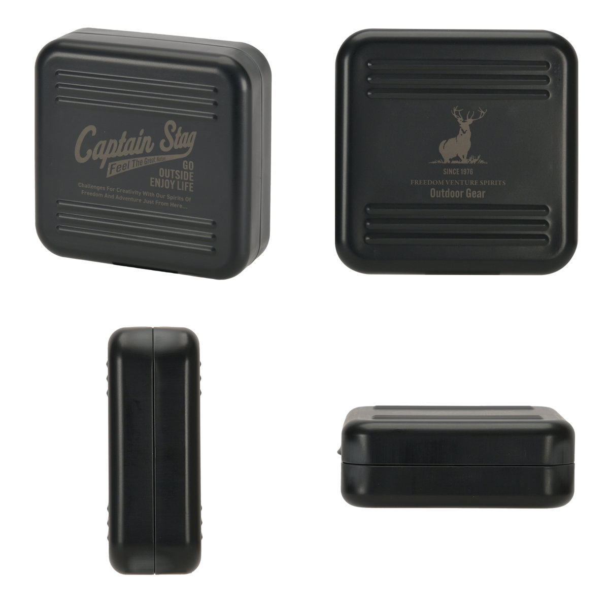 蚊取り線香スタンドケース キャプテンスタッグ ( CAPTAIN STAG 蚊取り線香 入れ 蚊取り線香立て 卓上 置き型 ケース 蚊やり 蚊取り スタンド 縦型 横型 虫よけ 虫除け 屋内 屋外 軽い 持ち運び アウトドア キャンプ用品 ) 【クリームイエロー】 クリームイエロー