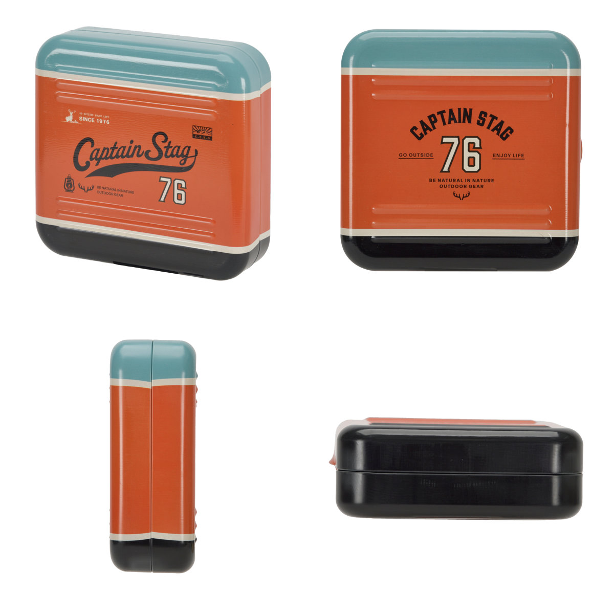 蚊取り線香スタンドケース キャプテンスタッグ ( CAPTAIN STAG 蚊取り線香 入れ 蚊取り線香立て 卓上 置き型 ケース 蚊やり 蚊取り スタンド 縦型 横型 虫よけ 虫除け 屋内 屋外 軽い 持ち運び アウトドア キャンプ用品 ) 【クリームイエロー】 クリームイエロー