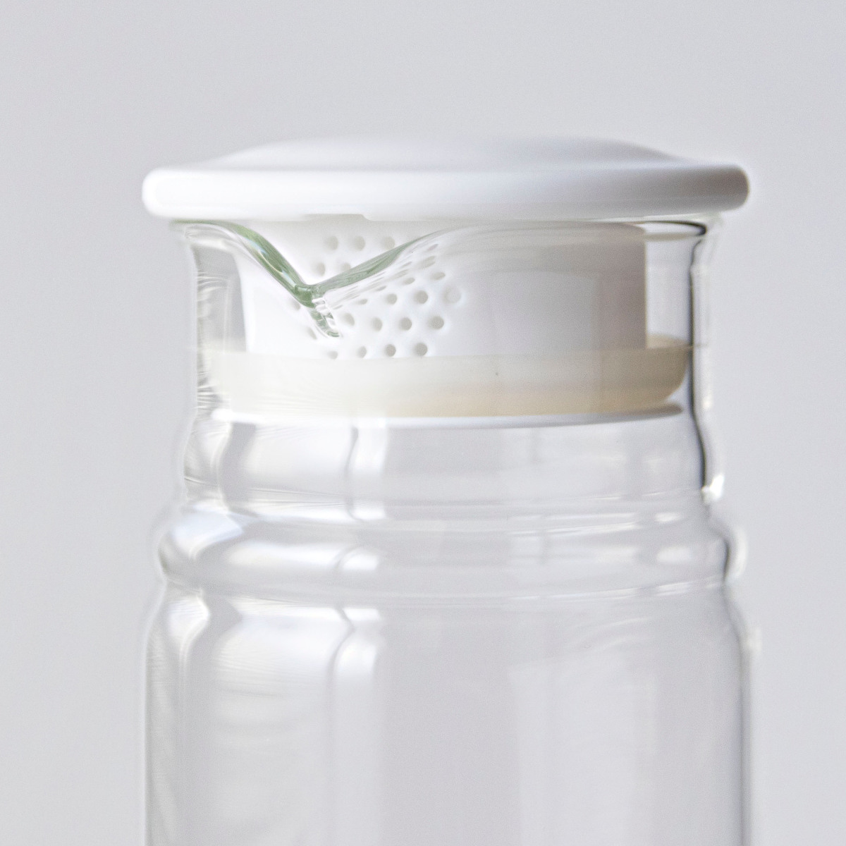 ポット ピッチャー 冷水筒 1.2L Pyrex パイレックス クールポット 耐熱ガラス ( 水差し ジャグ ドリンクピッチャー ガラス 耐熱 熱湯 目盛り付き ウォーターポット 麦茶ポット 目盛り 麦茶 冷茶 おしゃれ )