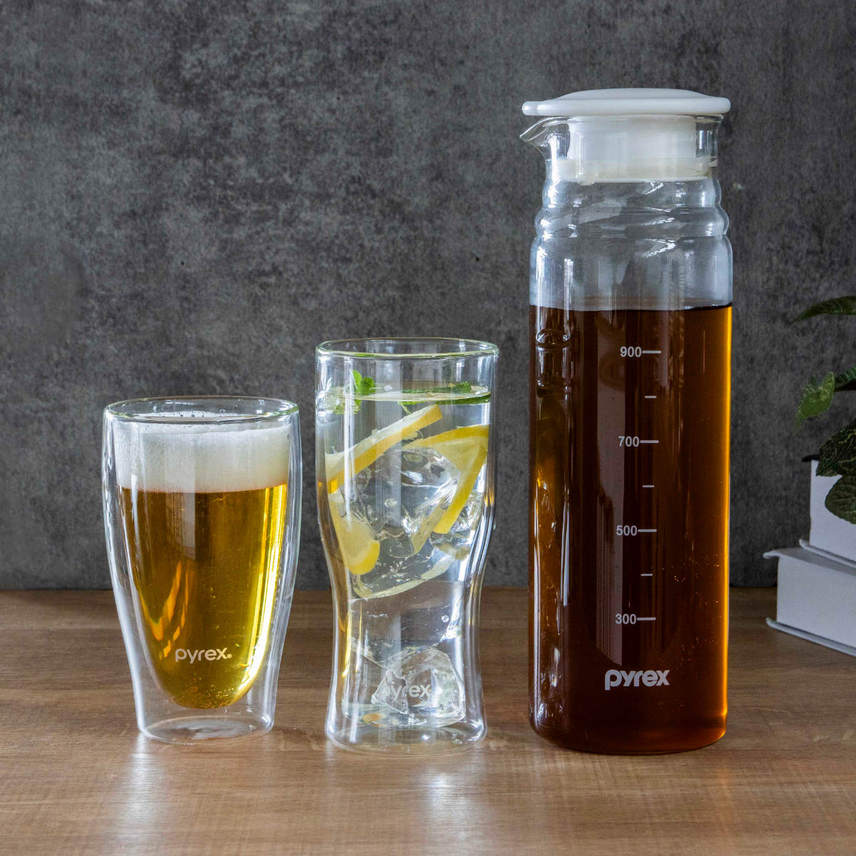 タンブラー 410ml PYREX パイレックス 耐熱ガラス （ 食洗機対応