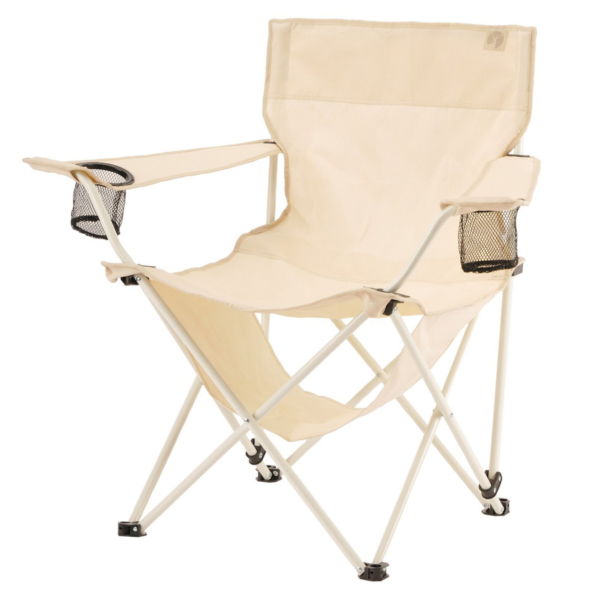 クールメッシュ リラックスラウンジチェア キャプテンスタッグ ( CAPTAIN STAG アウトドア 椅子 肘掛付き チェア シンプル キャンプ キャンプ用品 レジャー用品 アウトドアチェア いす 1人掛け 折り畳み 袋付き ) 【ブラック】 ブラック