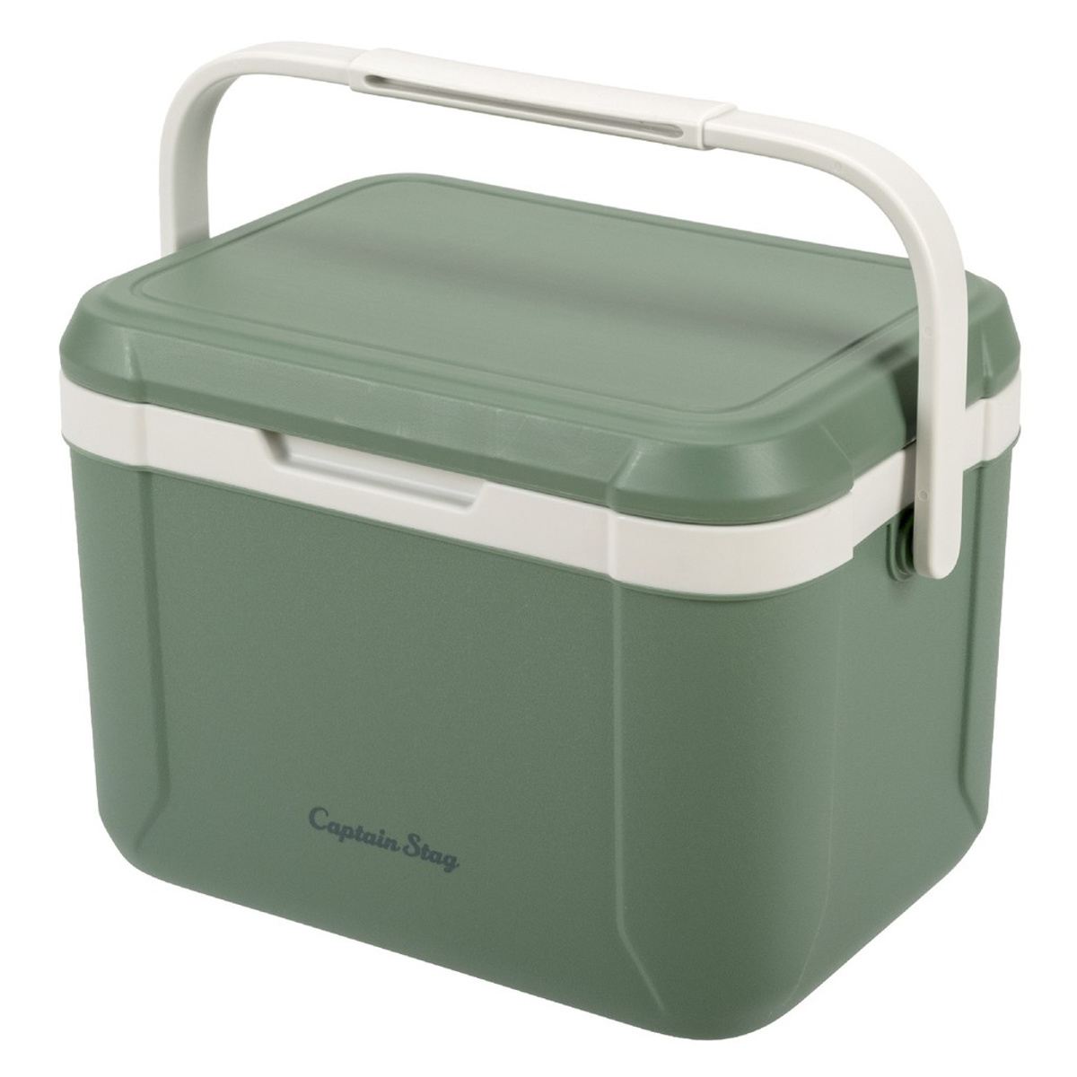 クーラーボックス 5.2L シャルマン クーラーボックス5 キャプテンスタッグ ( CAPTAIN STAG 保冷 クーラーBOX 保冷ボックス 5.2リットル クーラー ボックス BOX 冷蔵ボックス キャンプ アウトドア ハンドル 持ち手付き ) 【アーモンドグリーン】 アーモンドグリーン