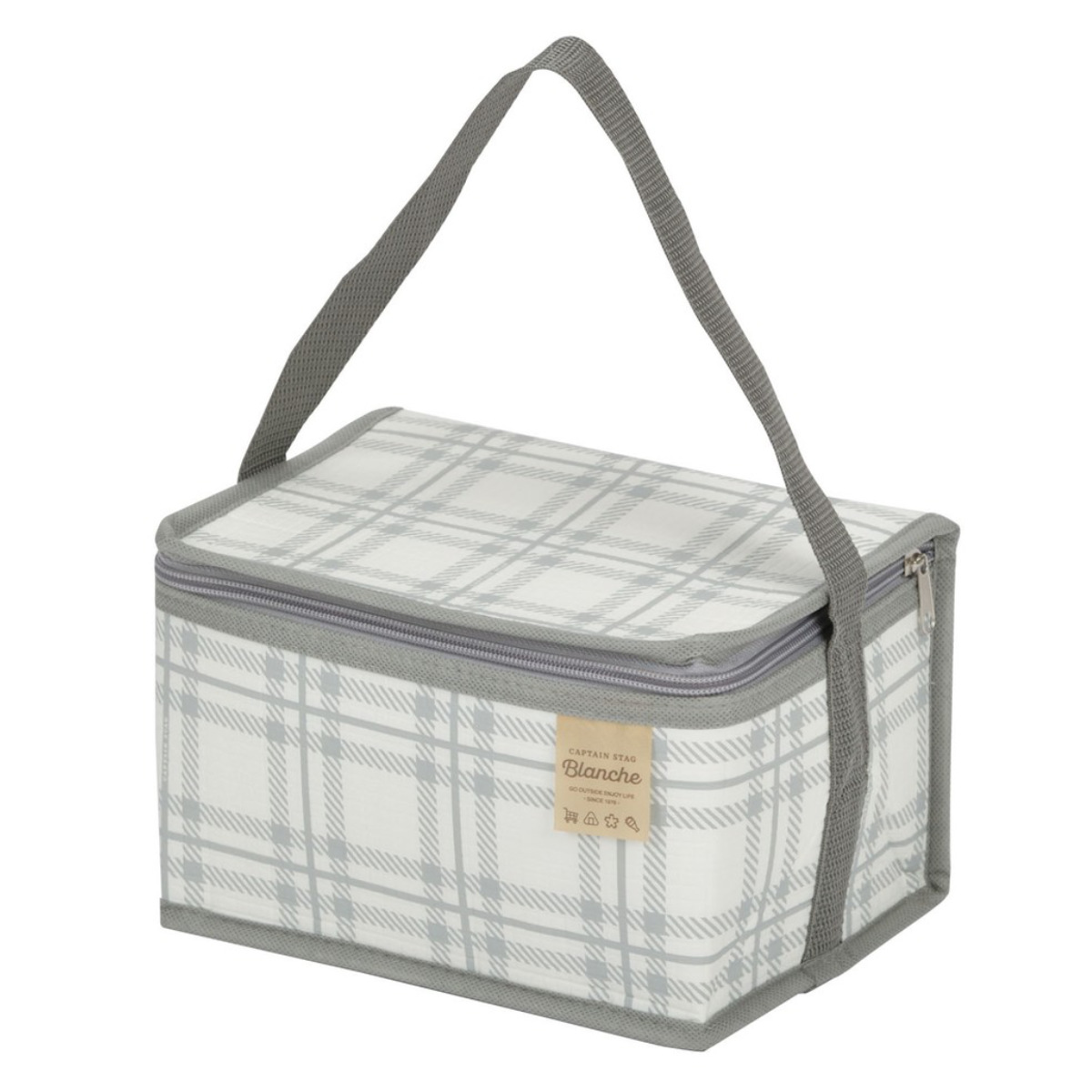 クーラーバッグ 4L ブランシュ 保冷バッグ キャプテンスタッグ ( CAPTAIN STAG ソフトクーラー 小型 ショルダーベルト付き バッグ ソフトタイプ コンパクト クーラーボックス 保冷ランチバッグ 折りたたみ キャンプ アウトドア )