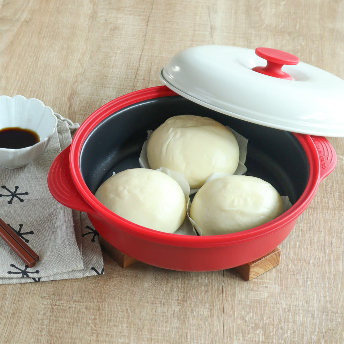 レンジパン スピードクック 丸深型 電子レンジ調理器 ( 電子レンジ 調理器 魚焼き器 深型 焼き魚 電子レンジ専用調理器 電子レンジ魚焼き器 調理 魚 肉 焼く 蒸す 煮る 温め直し レシピ付き )