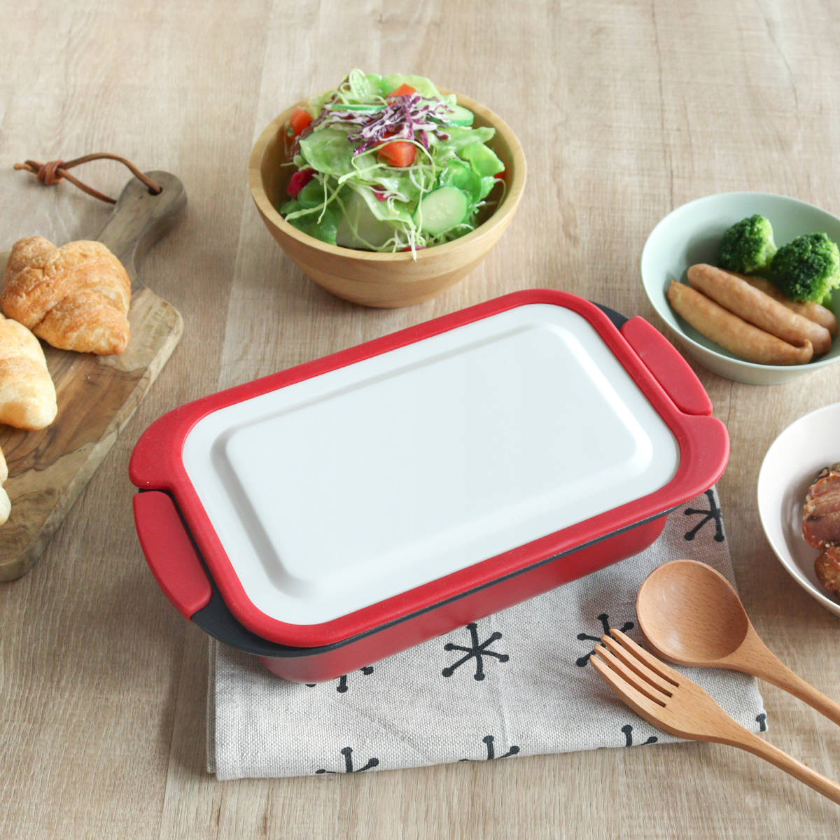 レンジパン スピードクック 角深型 電子レンジ調理器 ( 電子レンジ 調理器 魚焼き器 角型 焼き魚 電子レンジ専用調理器 電子レンジ魚焼き器 調理 魚 肉 焼く 蒸す 煮る 温め直し レシピ付き )