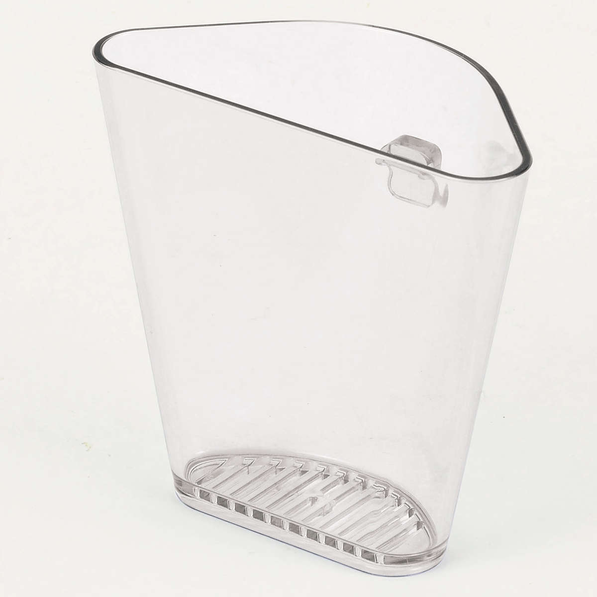 水切り カトラリーポケット アクリア 水切りポケット ( カトラリーホルダー コーナー 三角 カトラリー立て 日本製 洗い物 食器洗い 乾燥 自然乾燥 洗物 コンパクト キッチンツール 箸立て シンク )