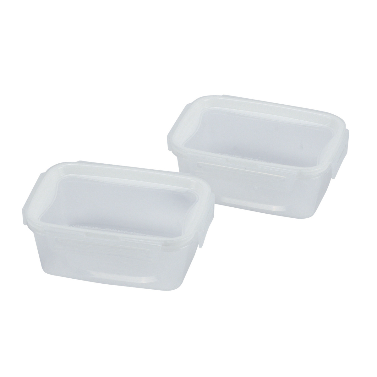保存容器 ネオキープロック 長方形 L 2個組 ( 容器 フードケース 600ml 電子レンジ対応 冷凍OK 食洗機対応 4点ロック パッキン一体型 日本製 フードコンテナ プラスチック レンジOK 冷凍保存 食洗機OK 作り置き 常備菜 おかず )