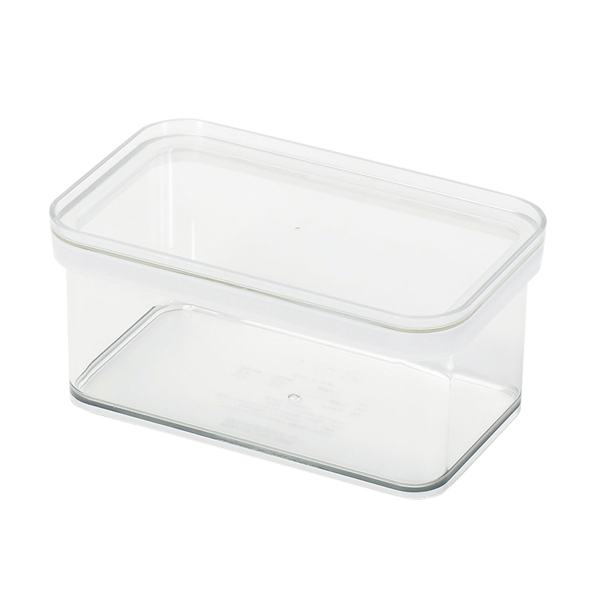 保存容器 900ml 上から中身が見える システム キャニスター ( キッチン収納 フードコンテナ 調味料入れ ストッカー 密閉 透明 プラスチック 日本製 フードケース スタッキング おしゃれ クリア 中が見える 冷蔵庫収納 0.9L )