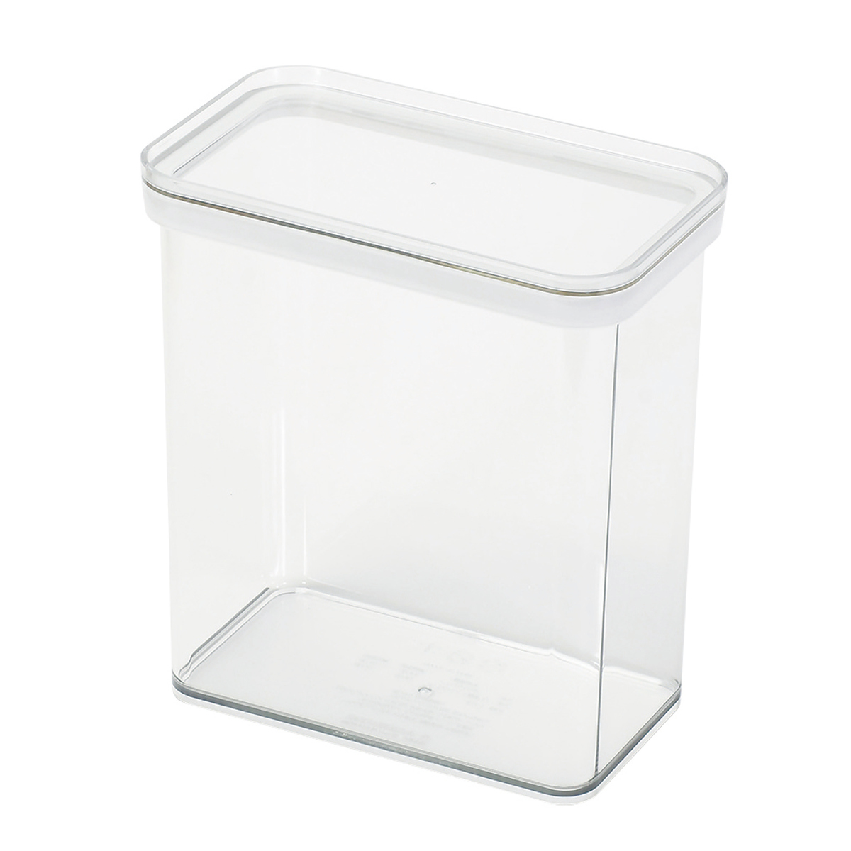 保存容器 2.4L 上から中身が見える システム キャニスター ( キッチン収納 フードコンテナ 調味料入れ ストッカー 密閉 透明 プラスチック 日本製 フードケース スタッキング おしゃれ クリア 中が見える 冷蔵庫収納 2400ml )