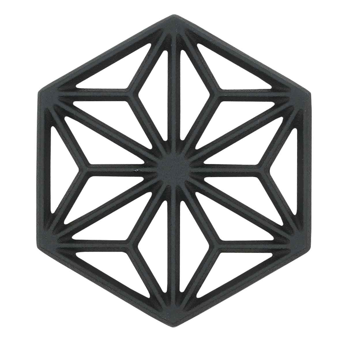 鍋敷 スプラウト 鉄鋳物製 三つ巴 麻の葉 ( なべ敷き 鍋プレート トリベット マット 鉄製 鍋敷き 和柄 鍋しき 鍋置き 安定 すべり止め 配膳 キッチン用品 文様 おしゃれ 丈夫 ) 【三つ巴】 三つ巴