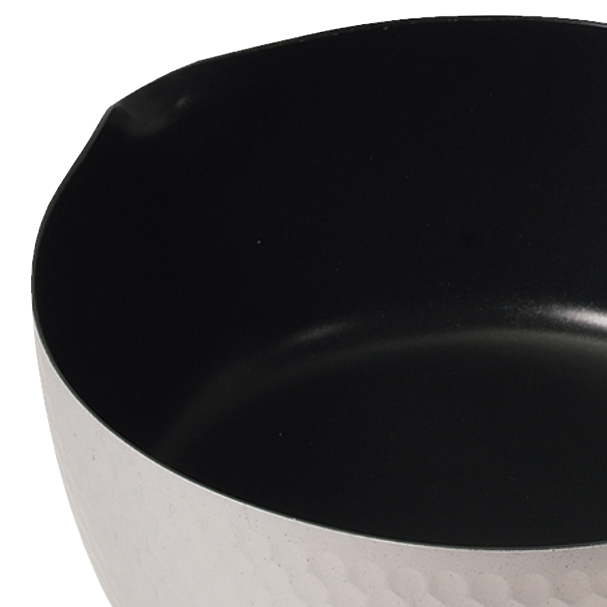 雪平鍋 20cm ガス火専用 エレット アルマイト加工 内面ふっ素加工 ( 行平鍋 片手鍋 ゆきひら鍋 直火対応 アルミ製 鍋 なべ 片手なべ アルミ鍋 和鍋 軽量 軽い フッ素加工 注ぎ口付き 調理器具 調理用品 )