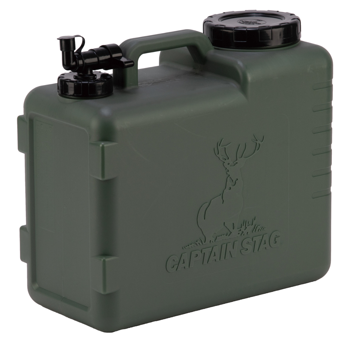 ウォータータンク 10L NEWボルディ キャプテンスタッグ ( CAPTAIN STAG コック付き 水 タンク ポリタンク 10リットル ウォータージャグ 給水タンク 給水 防災グッズ 防災用品 アウトドア キャンプ 持ち運び 日本製 ) 【ベージュ】 ベージュ