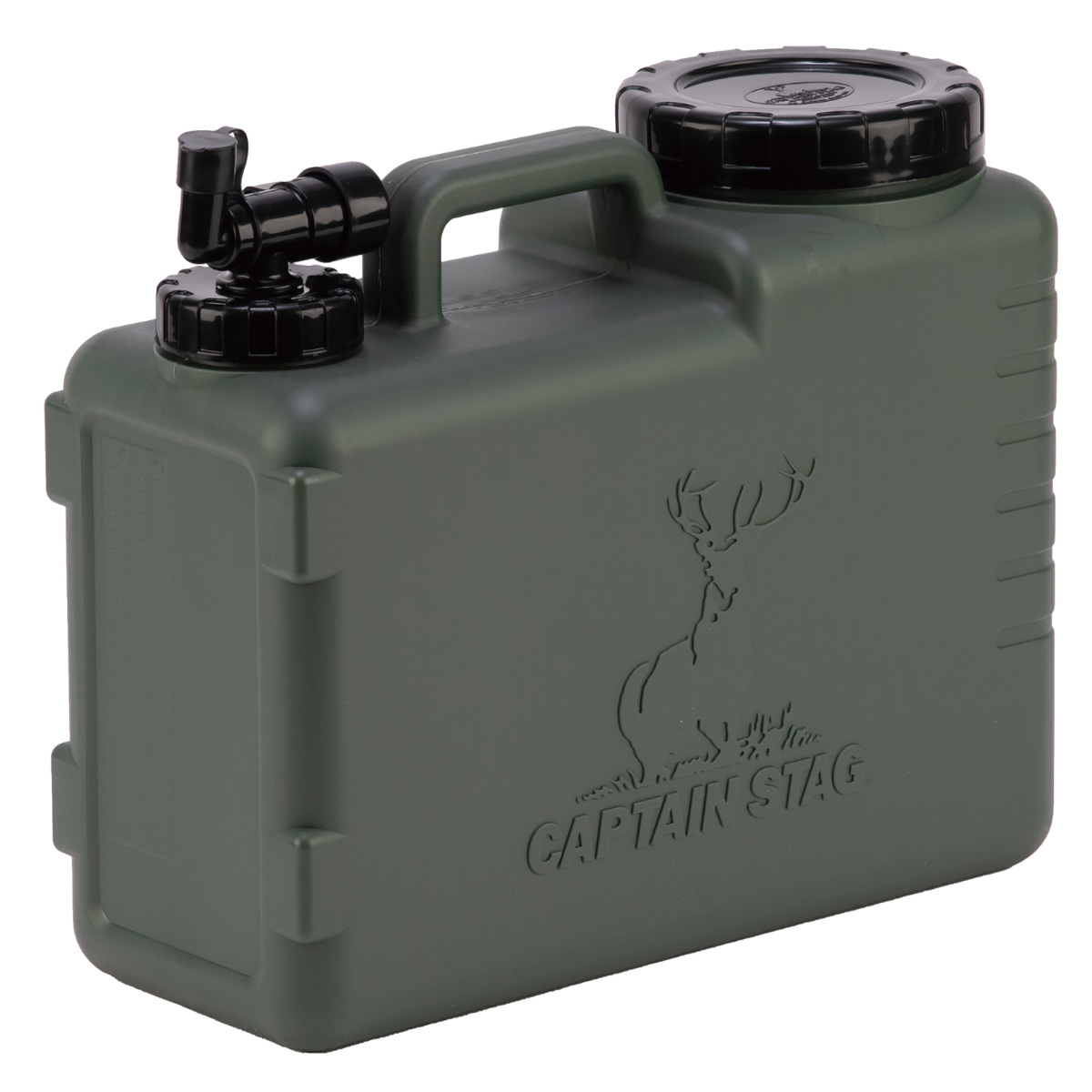 ウォータータンク 20L NEWボルディ キャプテンスタッグ ( CAPTAIN STAG コック付き 水 タンク ポリタンク 20リットル ウォータージャグ 給水タンク 給水 防災グッズ 防災用品 アウトドア キャンプ 持ち運び 日本製 ) 【ベージュ】 ベージュ