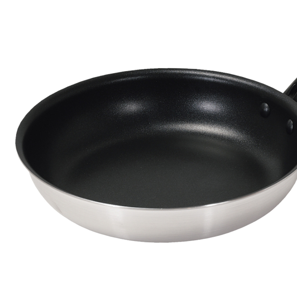 フライパン 20cm IH対応 ファストクック+ 2層鋼ダイヤモンドコート 木柄 ( ガス火対応 オール熱源対応 ふっ素加工 軽い 20センチ 浅型 フッ素加工 ステンレス アルミ 2層構造 軽量 )