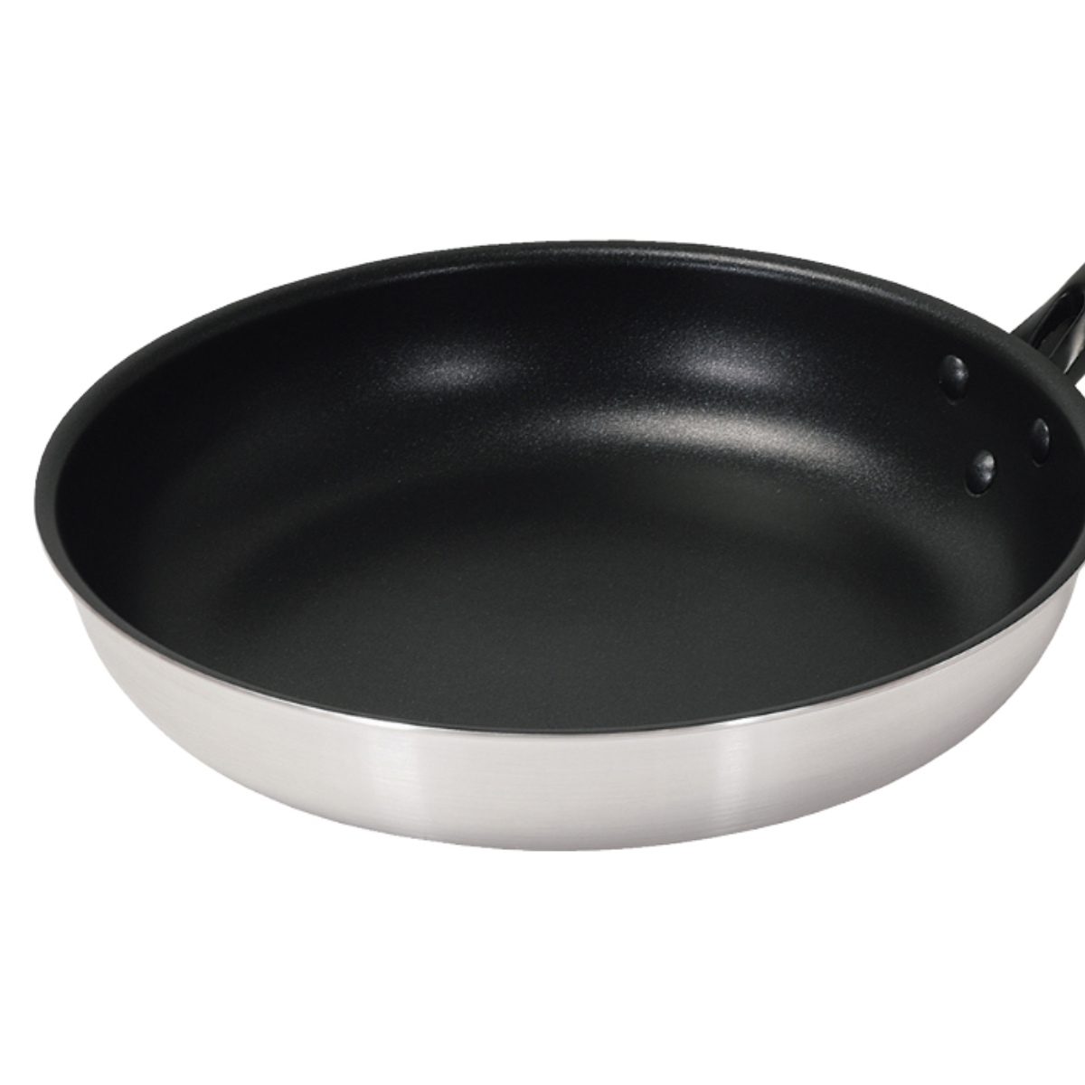 フライパン 24cm IH対応 ファストクック+ 2層鋼ダイヤモンドコート 木柄 ( ガス火対応 オール熱源対応 ふっ素加工 軽い 24センチ 浅型 フッ素加工 ステンレス アルミ 2層構造 軽量 )