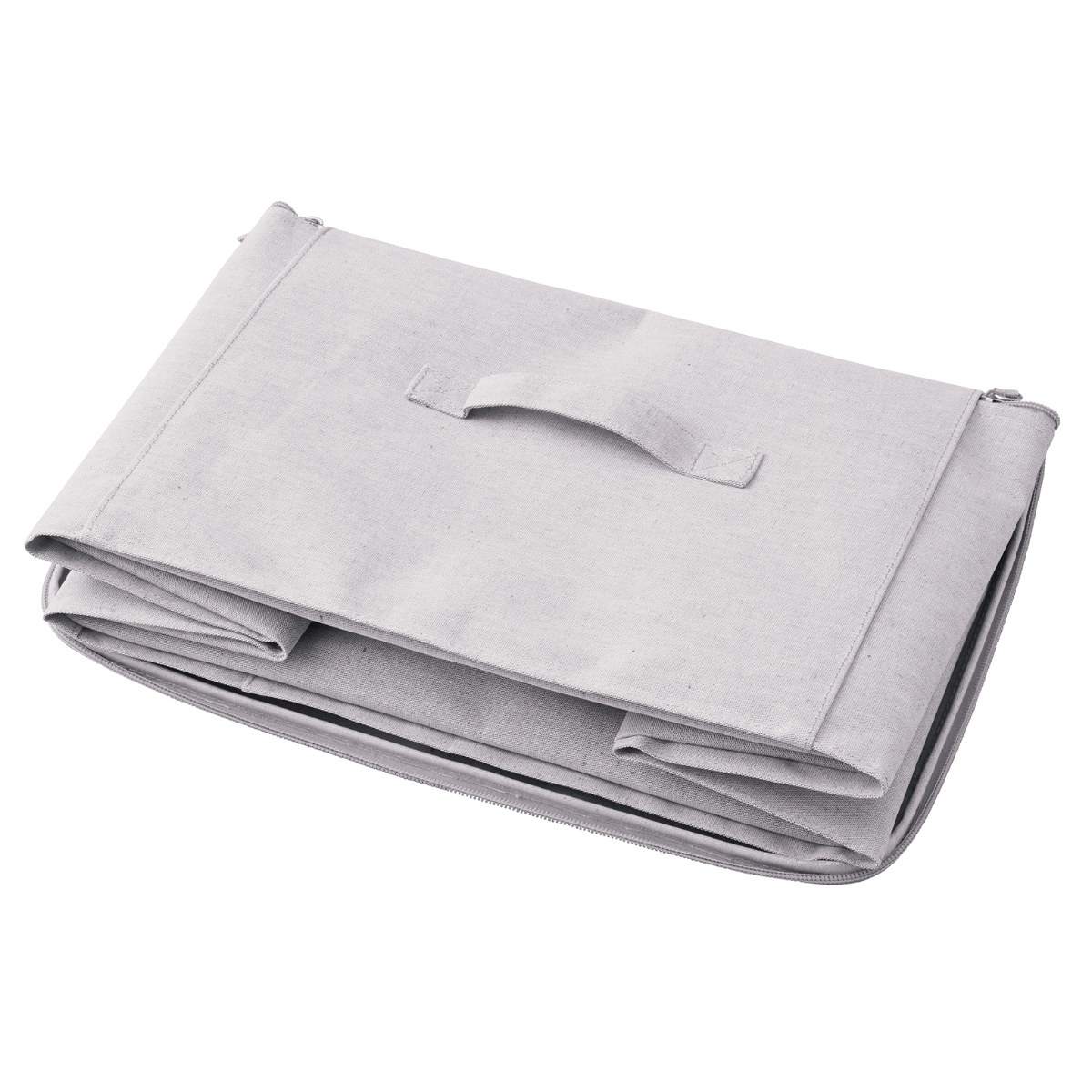 収納ボックス ふた付き エコファブボックス 収納 XL 幅60×奥行40×高さ35cm ( 収納ケース 衣類収納ケース 布製 衣装ケース 窓付き 取っ手 衣類 クローゼット収納 フタ付き 蓋付き 折りたたみ 整理整頓 保管 エコ 再生素材 )