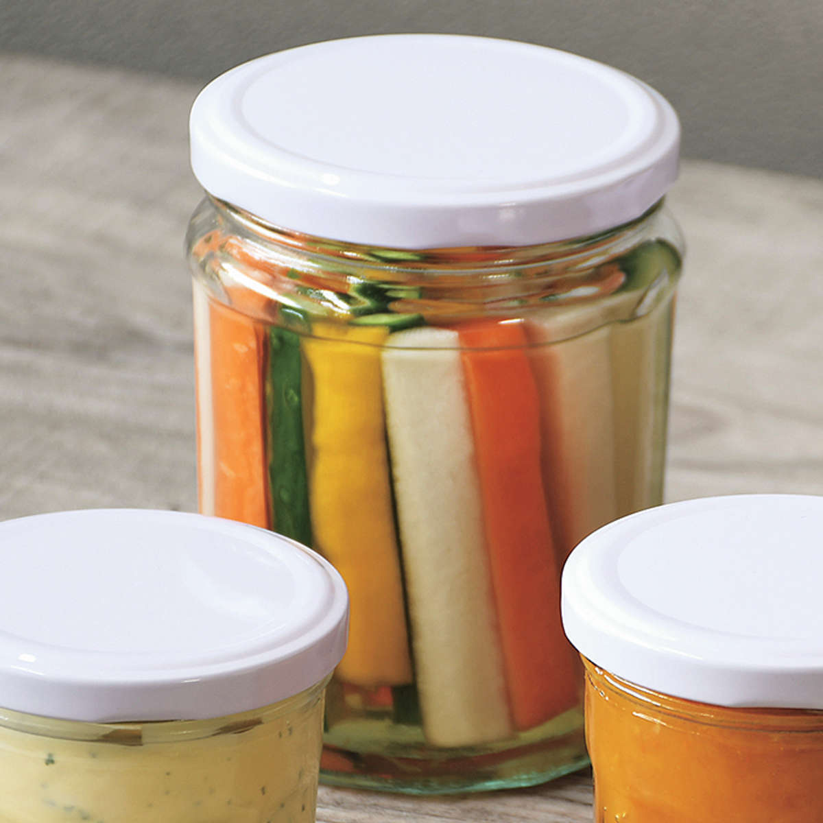 保存容器 470ml キープシール ガラス製 保存ビン ( ガラス 密閉 保存瓶 ガラス瓶 ジャム瓶 ガラス保存容器 蓋付き 丸型 ガラス容器 ガラス製保存容器 小物入れ キッチン用品 キッチン雑貨 ジャム壺 ピクルス 透明 )