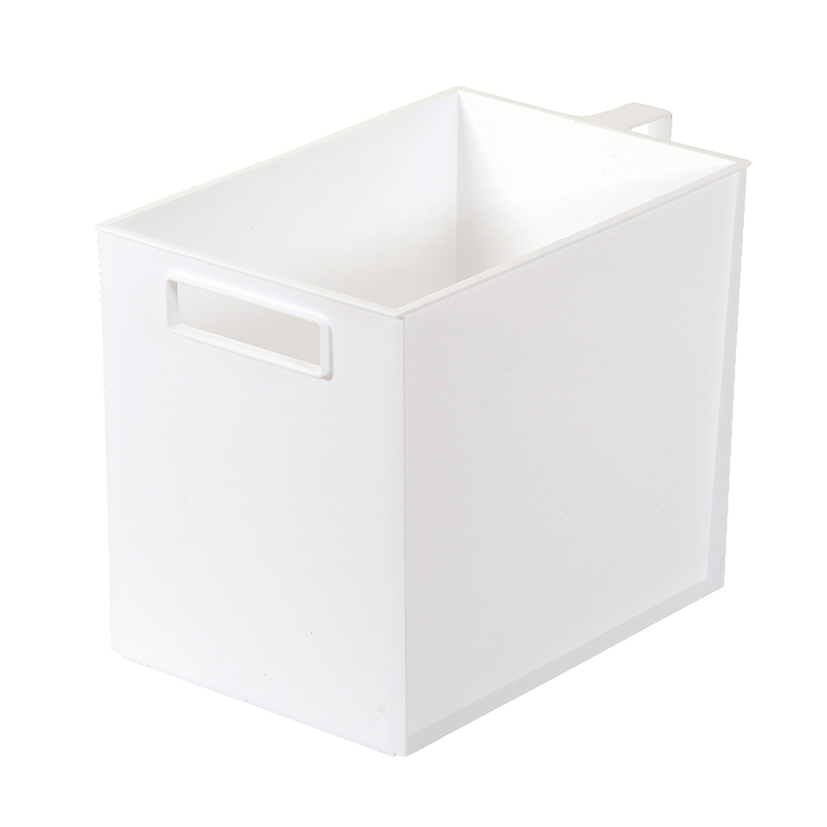 キッチン収納ケース キャビスタ ぴったり並ぶ 吊戸棚ストッカー ( キッチンストッカー 取っ手付き 吊戸棚 ケース ボックス 吊戸棚ボックス 深型 日本製 吊戸棚収納 吊り戸棚ストッカー 収納BOX 吊り戸棚 蓋なし スタッキング 整理 ) 【ホワイト】 ホワイト