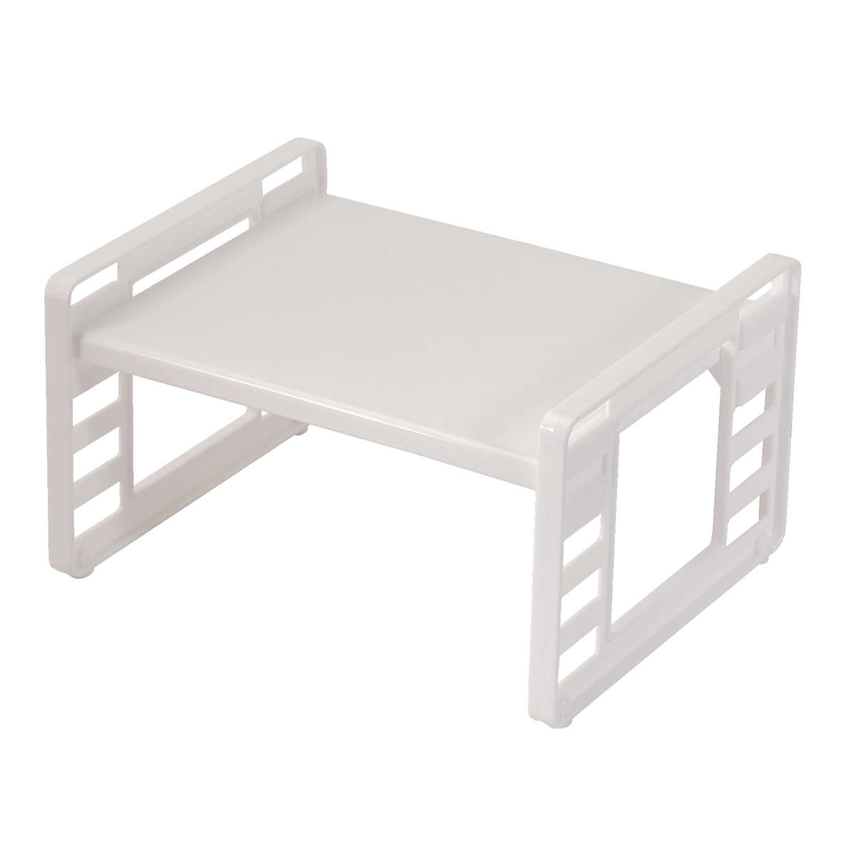 ディッシュラック キャビスタ 伸縮式 プレートラック ( 食器スタンド ディッシュストレージ 伸縮 2段 ラック 食器棚収納 食器収納 日本製 食器 皿 食器ラック キッチン 収納 皿収納 食器整理 皿整理 キャビネット内 高さ調整 )