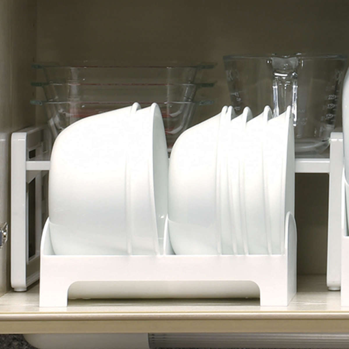 ディッシュラック キャビスタ プレートスタンド 小 ( 食器スタンド ディッシュストレージ ラック 立てて収納 食器棚収納 食器収納 日本製 食器 皿 食器ラック キッチン 収納 皿収納 食器整理 皿整理 シンク下 小皿 深皿 銘々皿 )