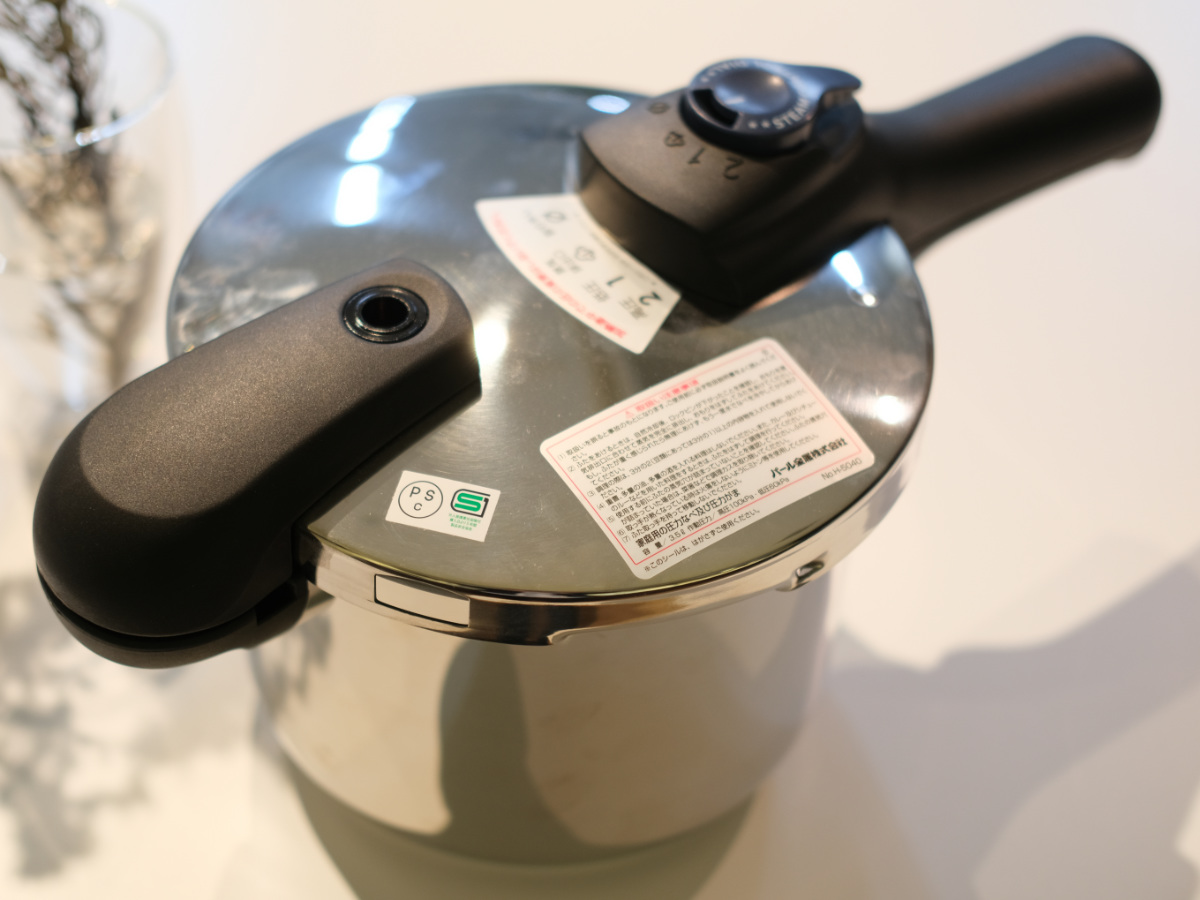 圧力鍋 2.5L IH対応 圧力2段切り替え式 3層底 ステンレス製 ( ガス火 IH 対応 片手圧力鍋 片手鍋 調理器具 調理用品 ステンレス片手鍋 圧力なべ 2.5リットル 2段階圧力切替式 オール熱源対応 )