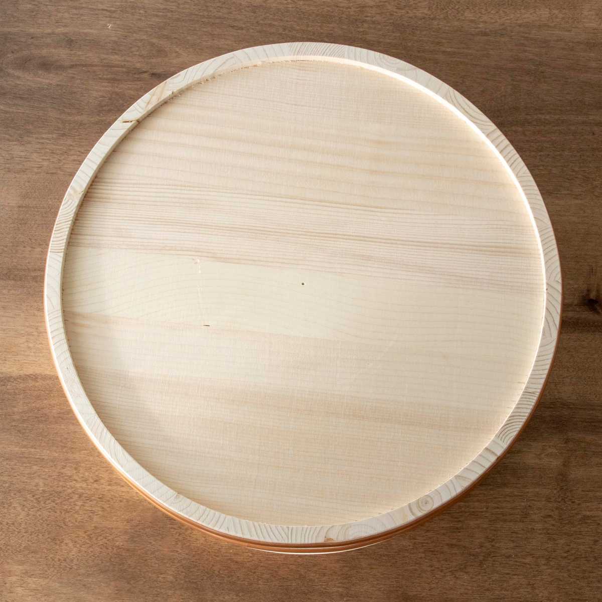 寿司桶 30cm おウチで楽しい 手巻き寿司桶 5点セット ( しゃもじ付き すし桶 天然木 木製 飯台 すし飯台 飯切 手巻き寿司 ちらし寿司 4合用 桶 木桶 お祝い事 イベント ホームパーティー ひな祭り )