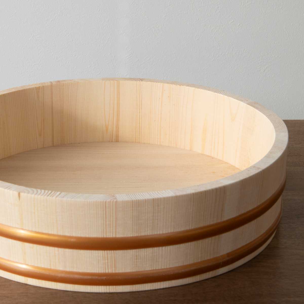 寿司桶 30cm おウチで楽しい 手巻き寿司桶 5点セット ( しゃもじ付き すし桶 天然木 木製 飯台 すし飯台 飯切 手巻き寿司 ちらし寿司 4合用 桶 木桶 お祝い事 イベント ホームパーティー ひな祭り )