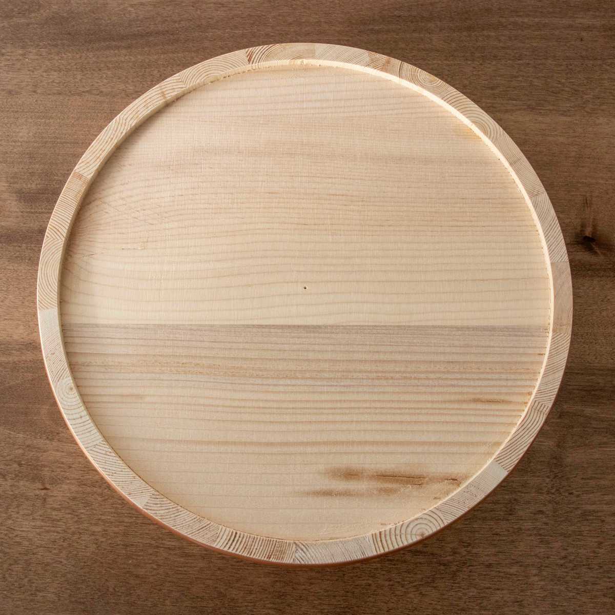 寿司桶 39cm 和の里 木製飯台 約一升用 ( すし桶 天然木 木製 飯台 すし飯台 飯切 手巻き寿司 ちらし寿司 1升用 桶 木桶 お祝い事 イベント ホームパーティー ひな祭り )