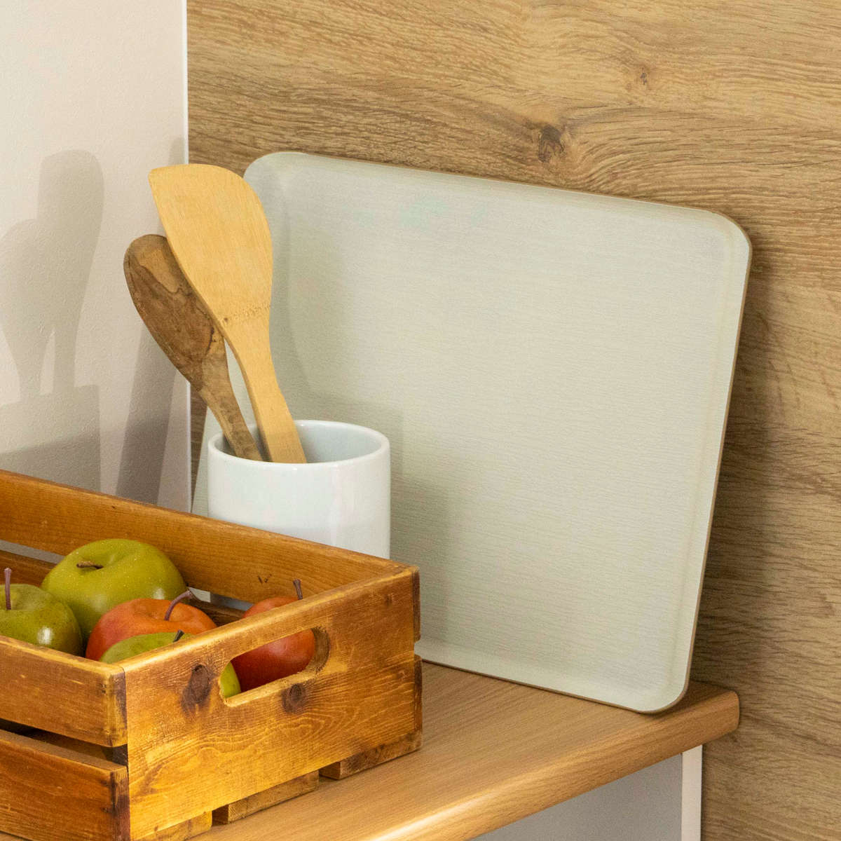 トレー ノンスリップ 抗菌 ランチョントレー 36cm ( キッチントレー トレイ キッチントレイ キッチン 日本製 ランチョンマット おしゃれ シンプル 無地 お盆 盆 配膳 抗菌加工 すべり止め加工 ) 【ネイビー】 ネイビー