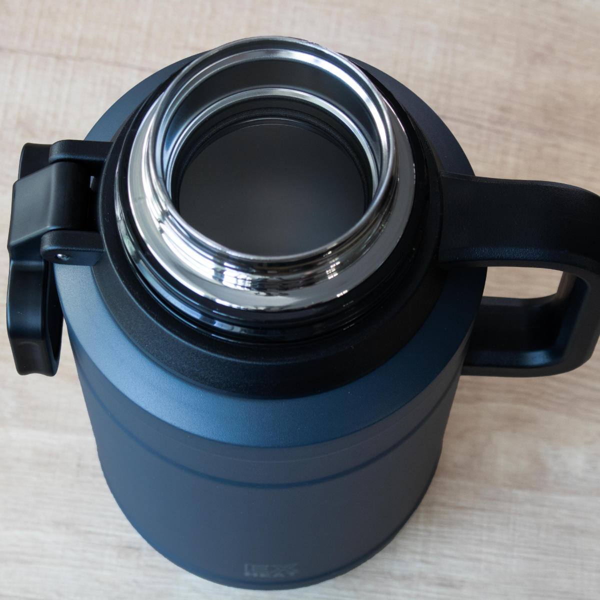 水筒 3.5L エクスヒート メガボトル3500 ステンレス 保温保冷 ( 保温 保冷 コップ飲み ステンレスボトル コップ メガボトル 大容量 ワンタッチ マグ ボトル 真空二重構造 おしゃれ アウトドア ハンドル ベルト付き )