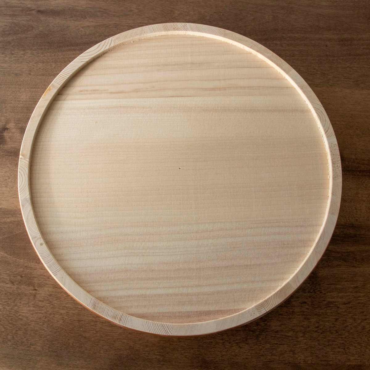 すし桶 寿司桶 飯台 木製 36cm 約7合用 ( 木製飯台 おひつ 飯切 すしおけ 酢飯 寿司 7合 半切 スシ桶 すし おけ 天然木 器 桶 36 センチ )