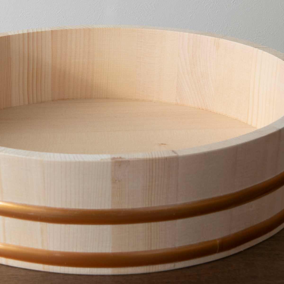 すし桶 寿司桶 飯台 木製 36cm 約7合用 ( 木製飯台 おひつ 飯切 すしおけ 酢飯 寿司 7合 半切 スシ桶 すし おけ 天然木 器 桶 36 センチ )