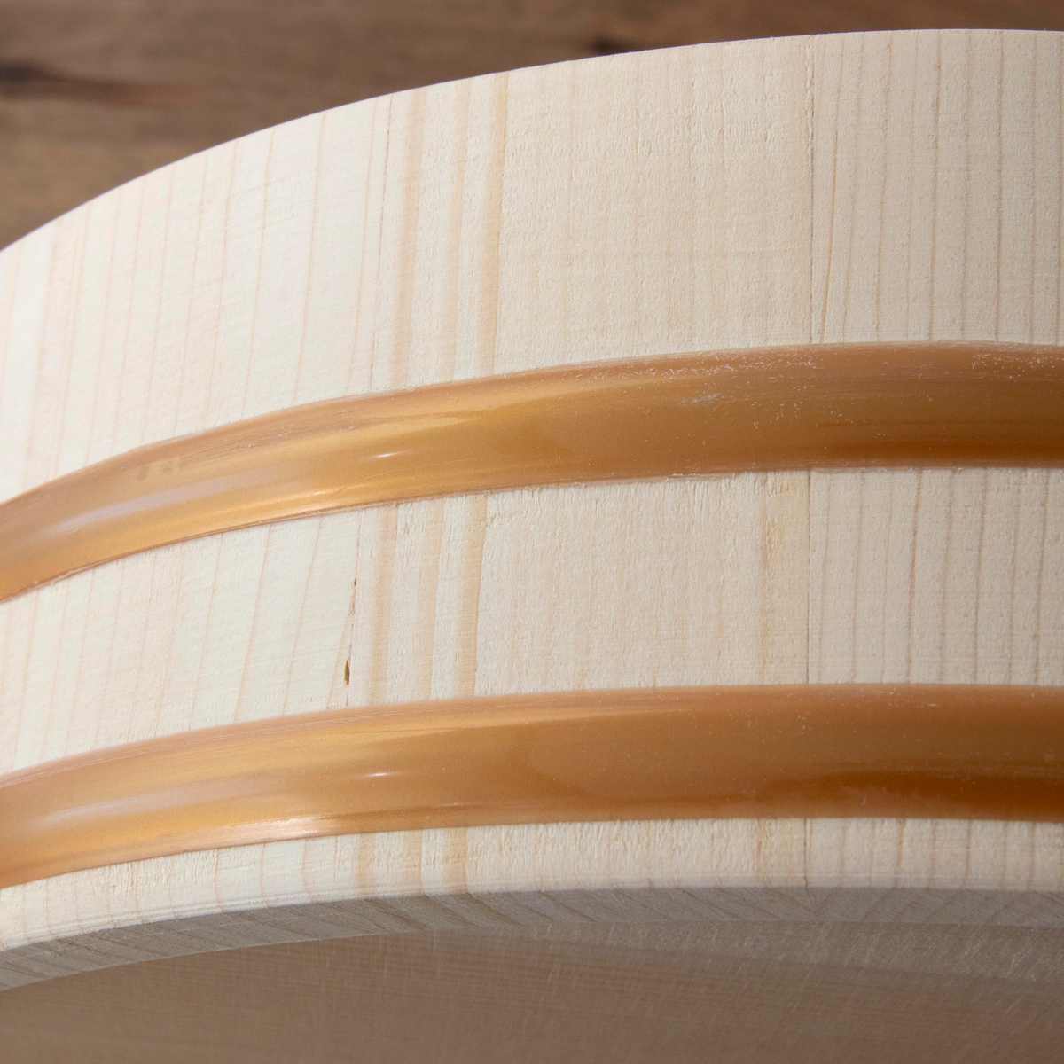 すし桶 寿司桶 飯台 木製 36cm 約7合用 ( 木製飯台 おひつ 飯切 すしおけ 酢飯 寿司 7合 半切 スシ桶 すし おけ 天然木 器 桶 36 センチ )