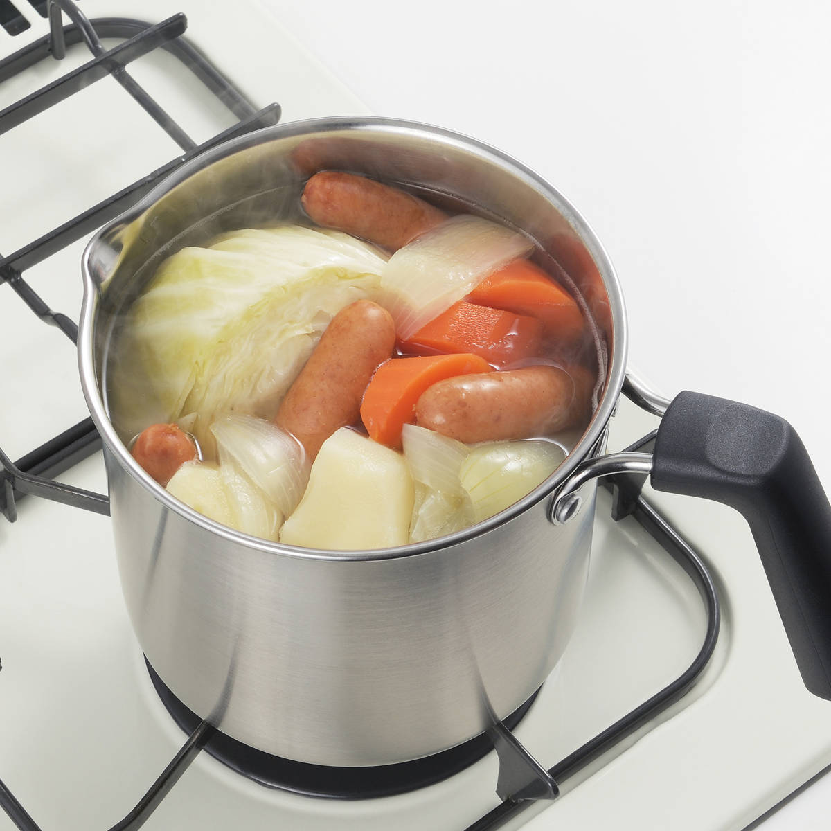 マルチポット 15cm ステンレス製 デリック 2.4L ( IH対応 ガス火対応 片手鍋 天ぷら鍋 片口鍋 ガラス蓋 ソースパン オール熱源対応 15センチ ステンレス鍋 深型 片手なべ ケトル ポット 揚げ鍋 万能 マルチ 湯沸かし )