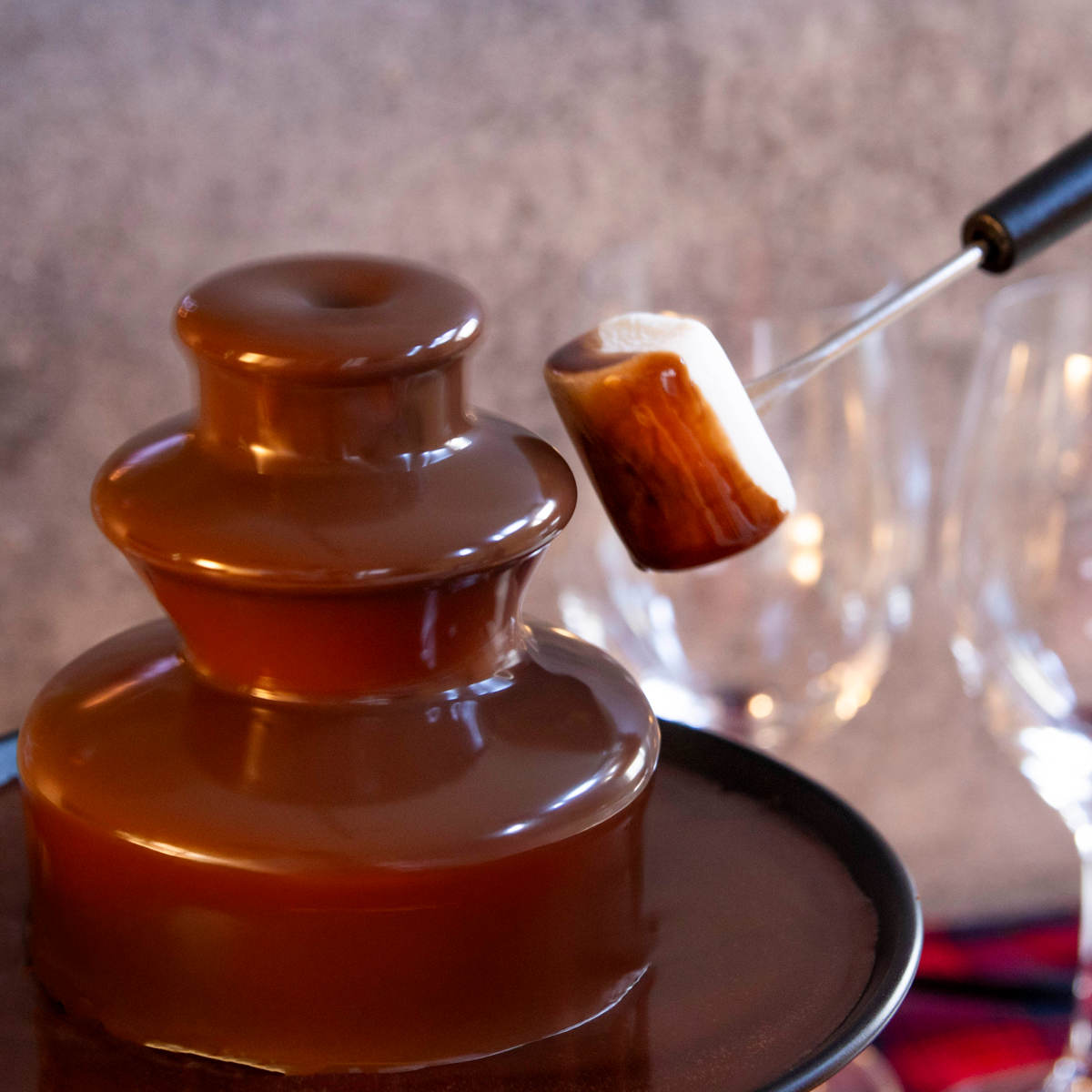 チョコレートファウンテン リトルリッチ S 電気式 2~4人用 お菓子作り ( チョコファウンテン クリスマス チョコレートの滝 家庭用 チョコレート 製菓道具 ホームパーティー 調理器具 製菓用具 調理用具 )