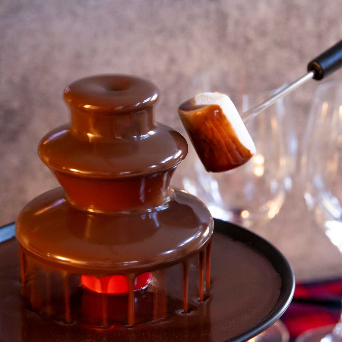 チョコレートファウンテン リトルリッチ S 電気式 2~4人用 お菓子作り ( チョコファウンテン クリスマス チョコレートの滝 家庭用 チョコレート 製菓道具 ホームパーティー 調理器具 製菓用具 調理用具 )