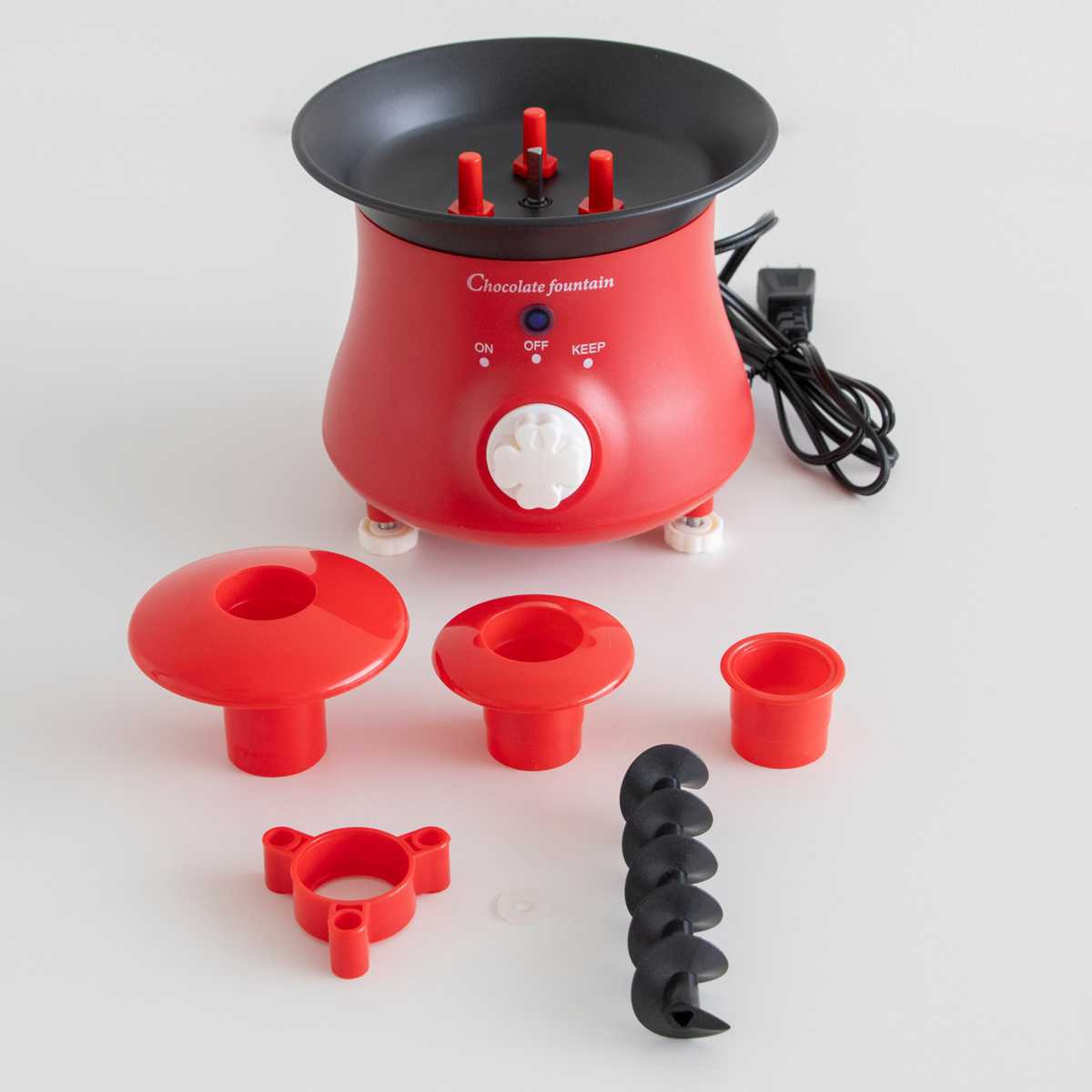 チョコレートファウンテン リトルリッチ S 電気式 2~4人用 お菓子作り ( チョコファウンテン クリスマス チョコレートの滝 家庭用 チョコレート 製菓道具 ホームパーティー 調理器具 製菓用具 調理用具 )