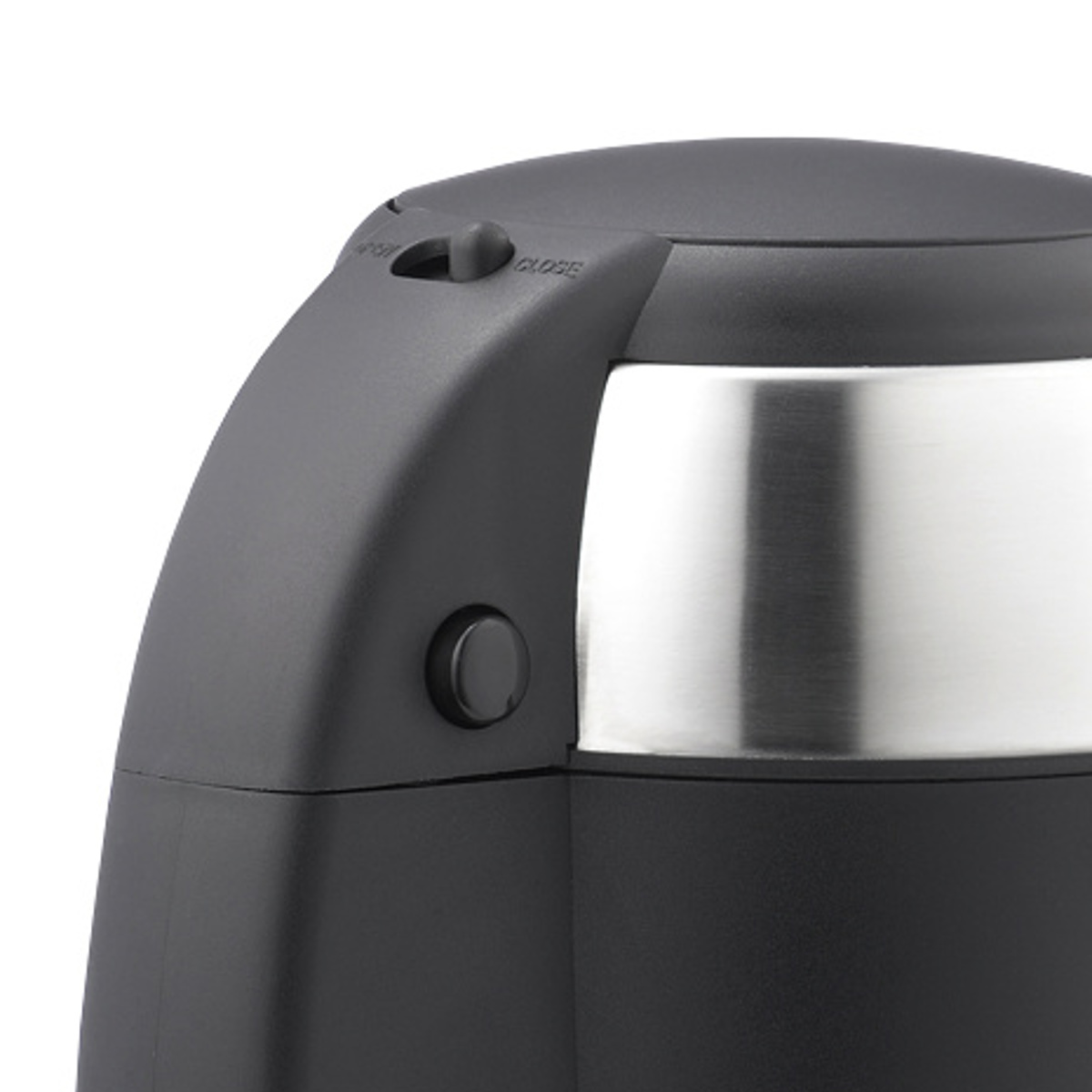 ポット エコロア ステンレスエアーポット2.2L ( 魔法瓶 保温 保冷 エアーポット 卓上ポット コードレス 持ち運び プッシュ式 広口 屋外 アウトドア )