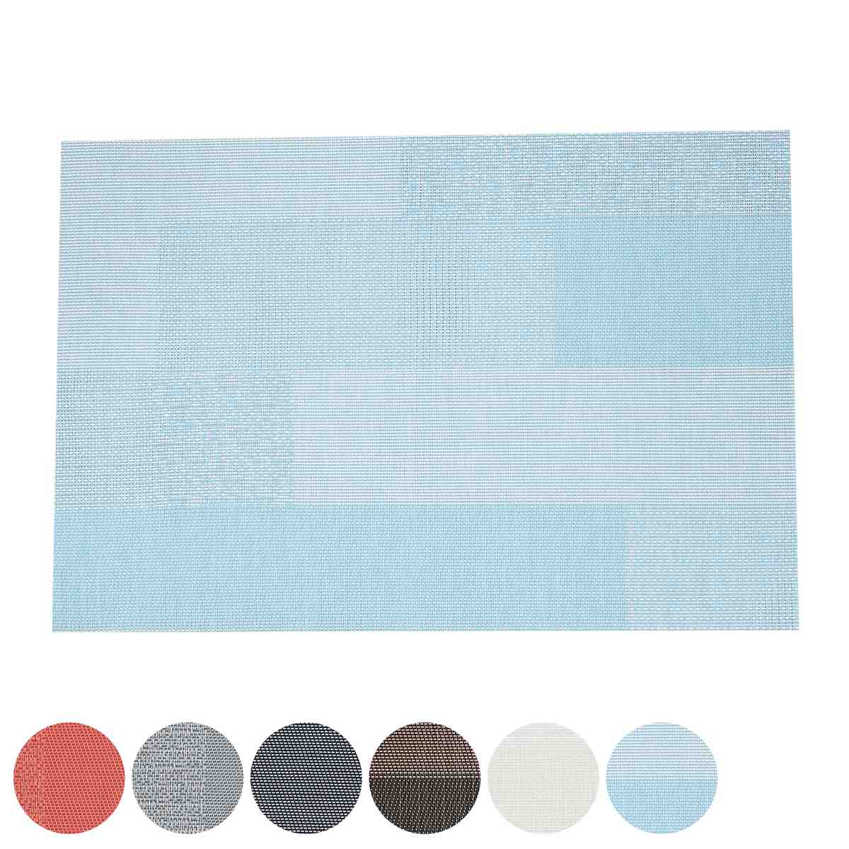 マイプレース ランチョンマット （ 45×30cm 樹脂 ランチマット 長方形 食卓 テーブル マット テーブルウェア おしゃれ シンプル モダン ） 【ライトブルー】