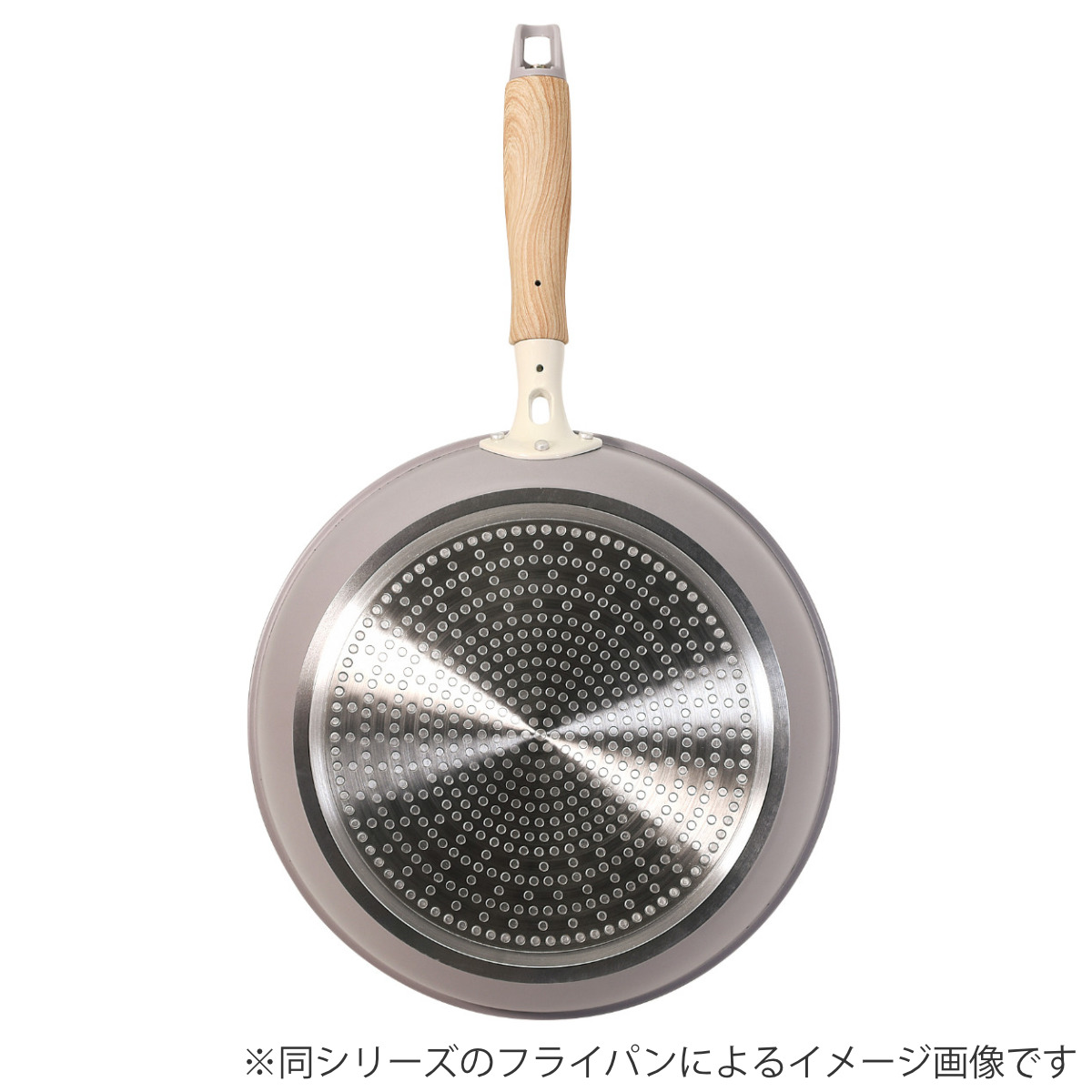 卵焼き器 13×18cm IH対応 セラミック 軽量 ハルミック ( ガス火対応 オール熱源対応 セラミックフライパン エッグパン 軽い 玉子焼き器 朝食 弁当 弁当作り アルミ製 木目調ハンドル こびりつきにくい 直火 おしゃれ ) 【ペールピンク】 ペールピンク