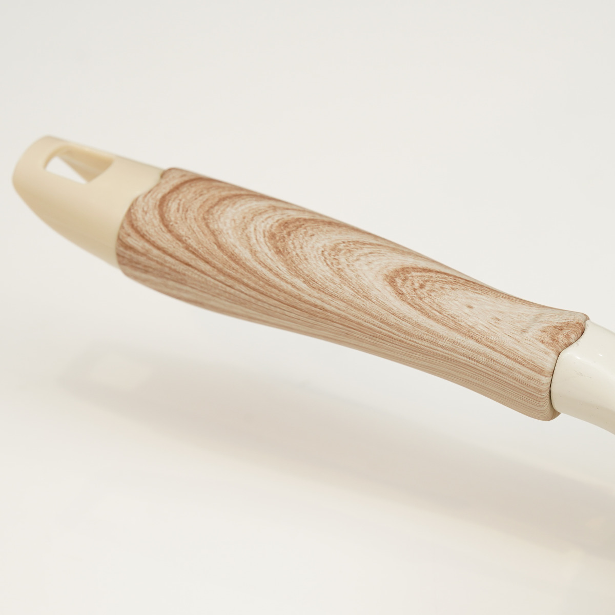 卵焼き器 13×18cm IH対応 セラミック 軽量 ハルミック ( ガス火対応 オール熱源対応 セラミックフライパン エッグパン 軽い 玉子焼き器 朝食 弁当 弁当作り アルミ製 木目調ハンドル こびりつきにくい 直火 おしゃれ ) 【ペールピンク】 ペールピンク