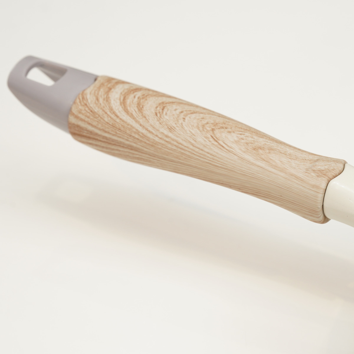 卵焼き器 13×18cm IH対応 セラミック 軽量 ハルミック ( ガス火対応 オール熱源対応 セラミックフライパン エッグパン 軽い 玉子焼き器 朝食 弁当 弁当作り アルミ製 木目調ハンドル こびりつきにくい 直火 おしゃれ ) 【ペールピンク】 ペールピンク