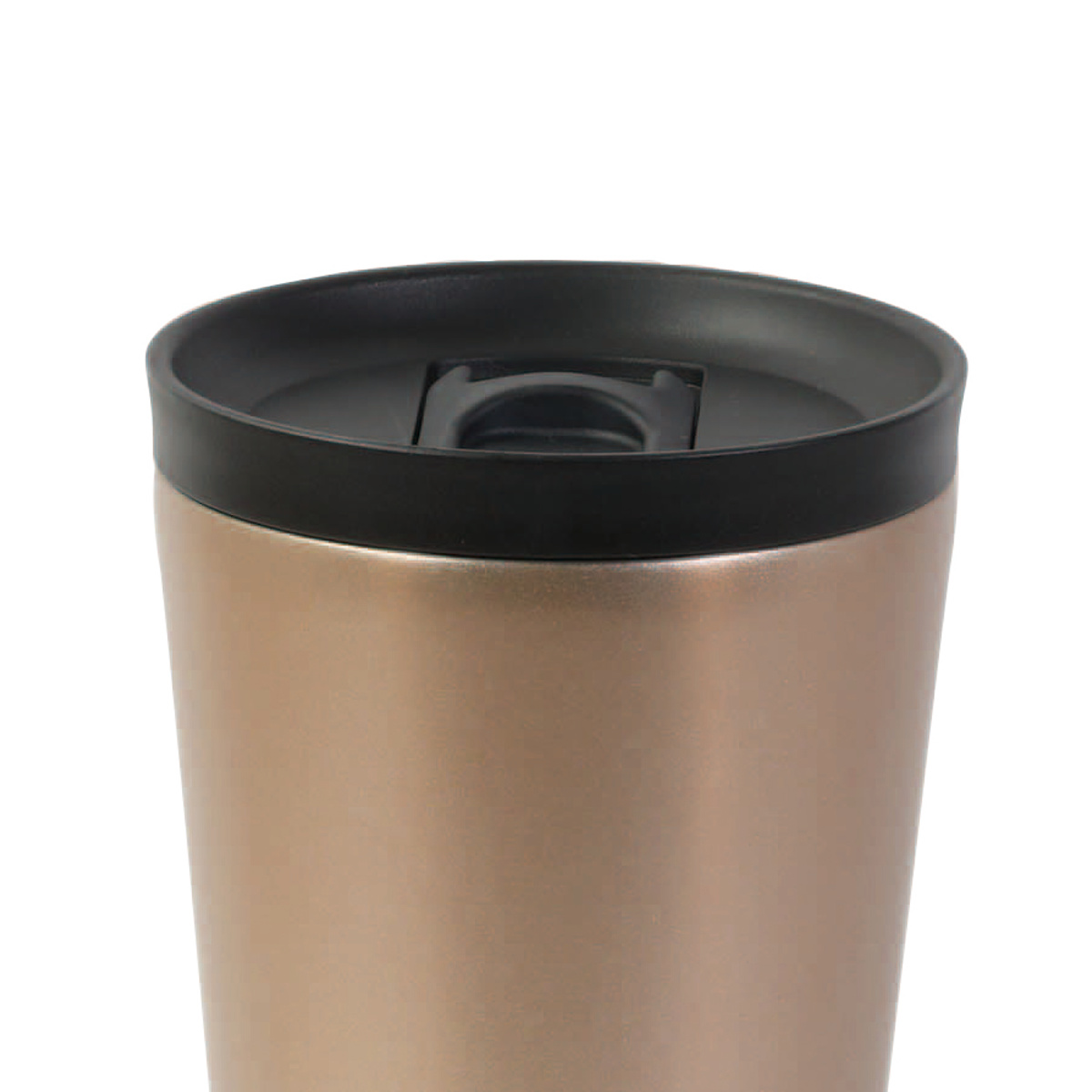 タンブラー カフェマグ 蓋付タンブラー 300ml ( ステンレス 保冷 保温 蓋付き コップ 食器 スタイリッシュ シンプル おしゃれ ) 【ゴールド】 ゴールド