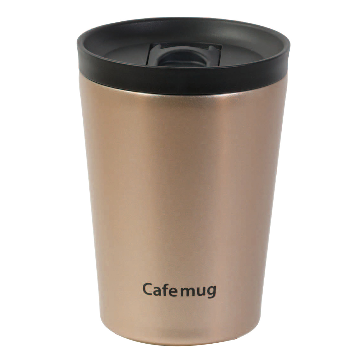 タンブラー カフェマグ 蓋付タンブラー 300ml ( ステンレス 保冷 保温 蓋付き コップ 食器 スタイリッシュ シンプル おしゃれ ) 【ゴールド】 ゴールド